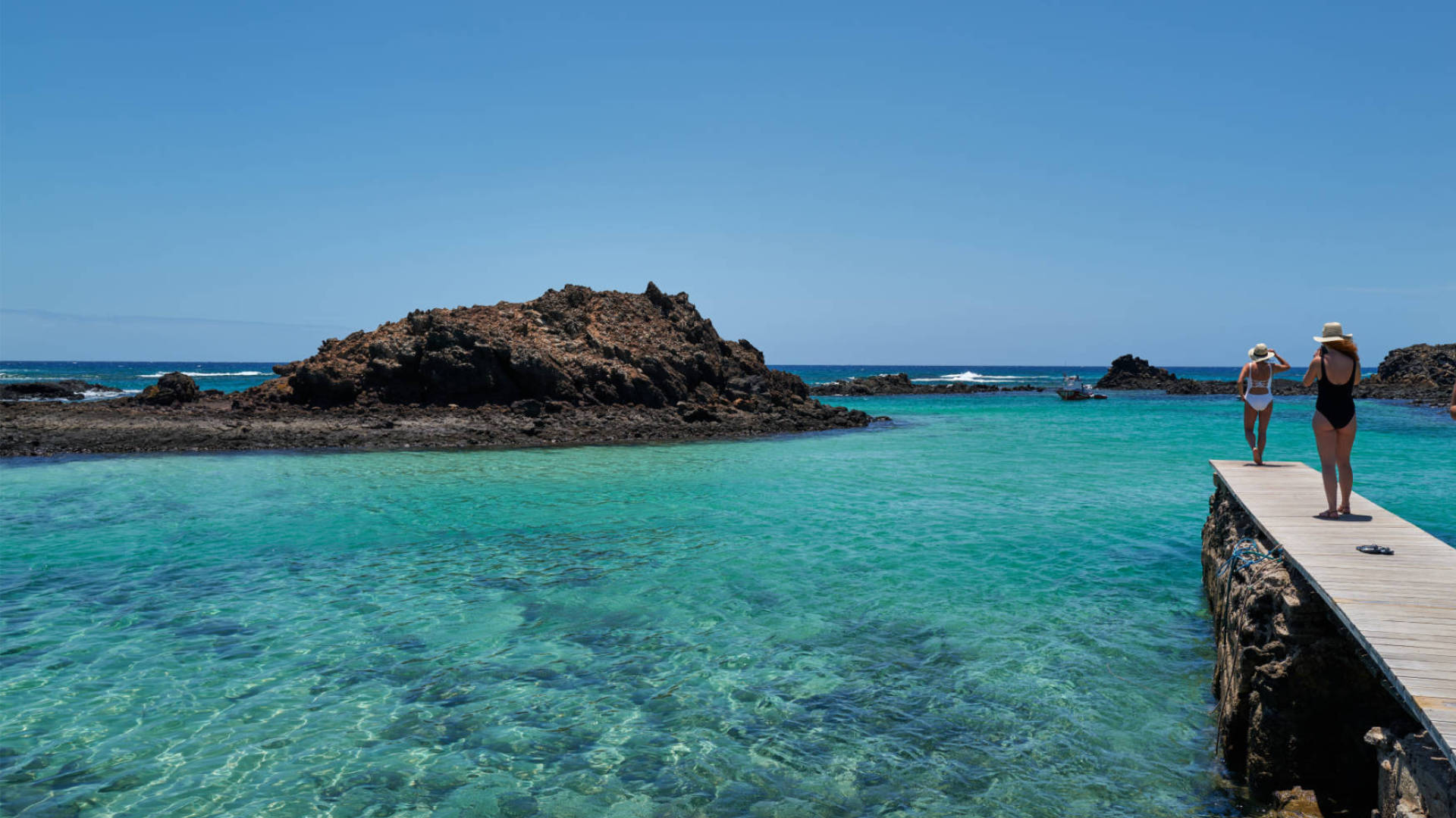 Caleta de la Rasca Isla de Lobos Fuerteventura.