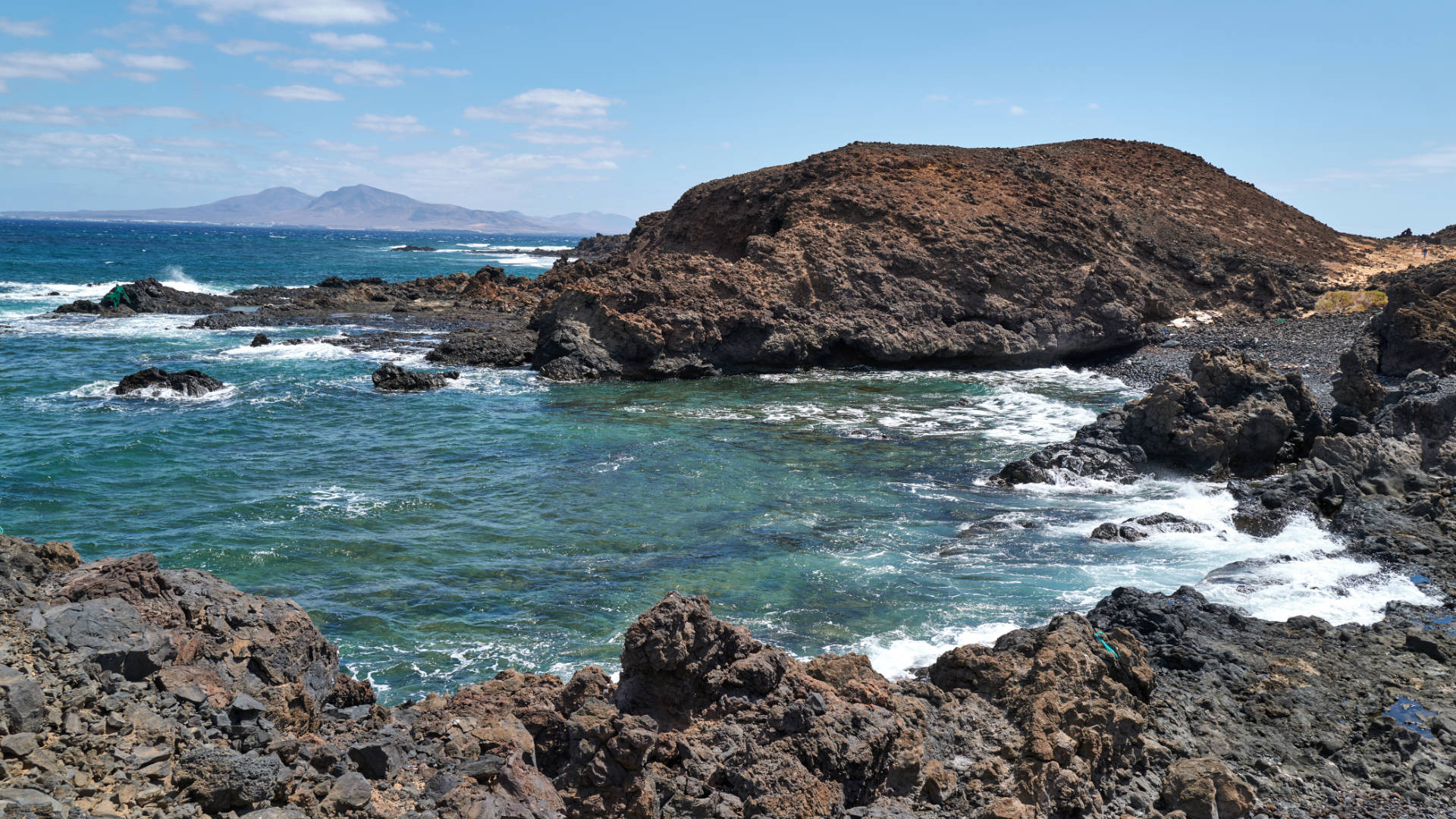 Caleta del Vino Isla de Lobos Fuerteventura.