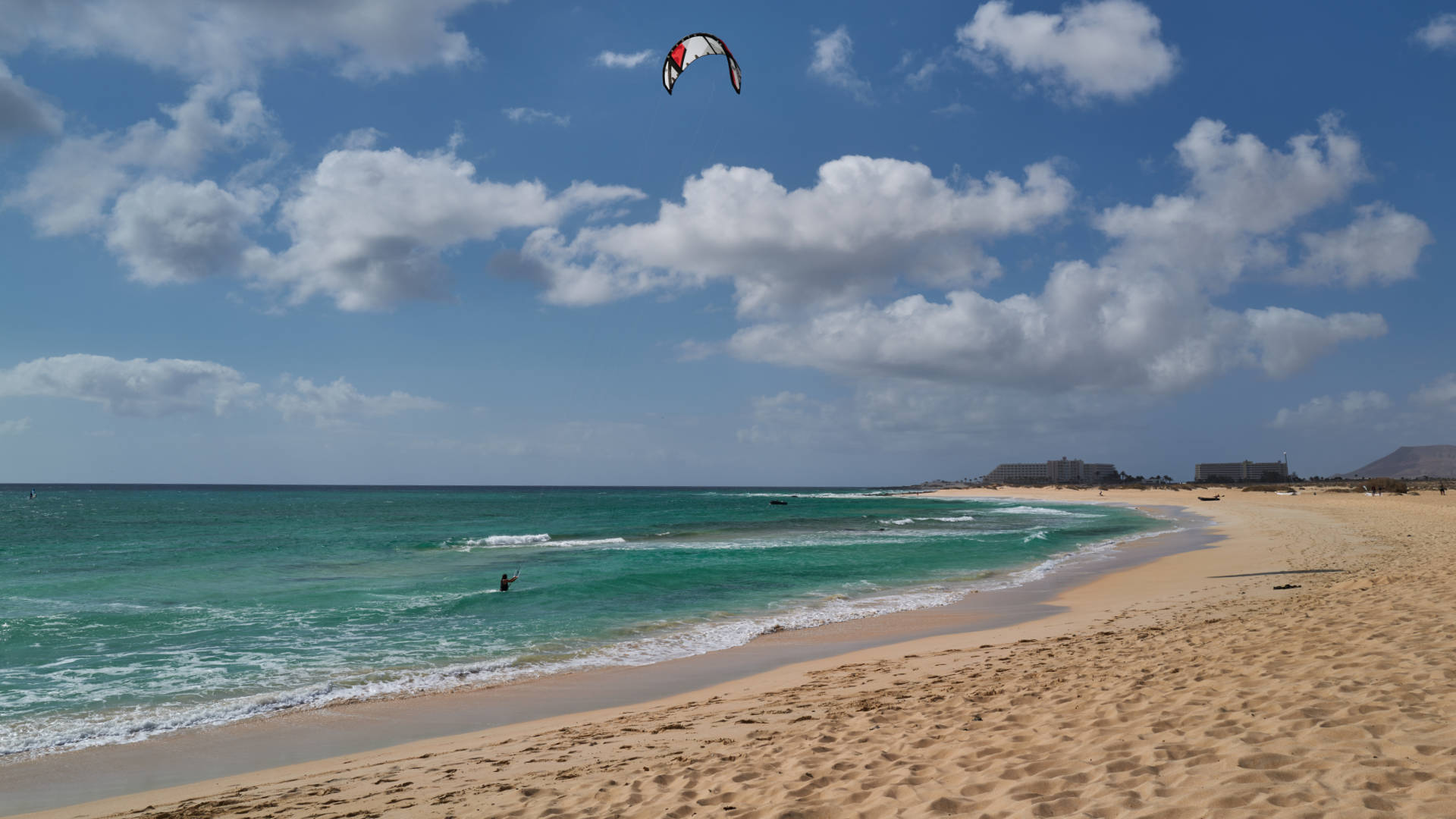 Playa del Pozo El Jable Dunas de Corralejo Fuerteventura.