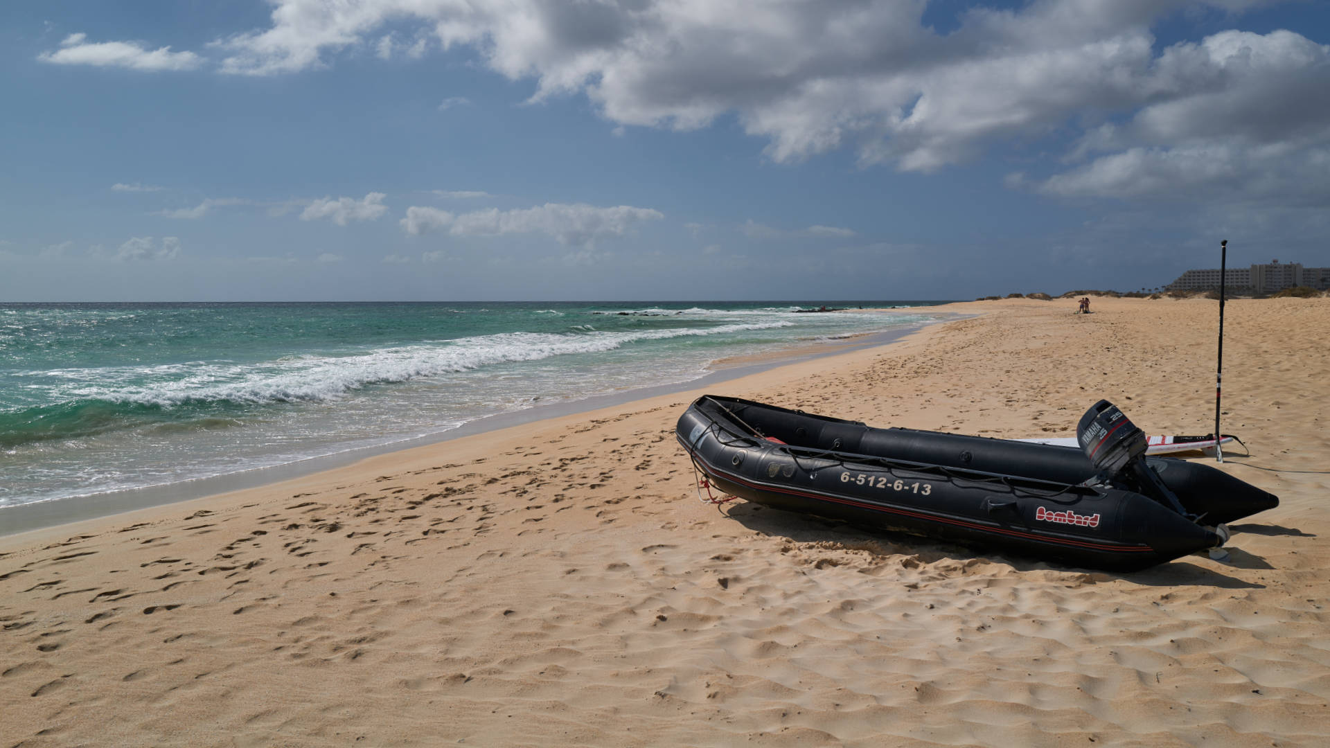 Playa del Pozo El Jable Dunas de Corralejo Fuerteventura.