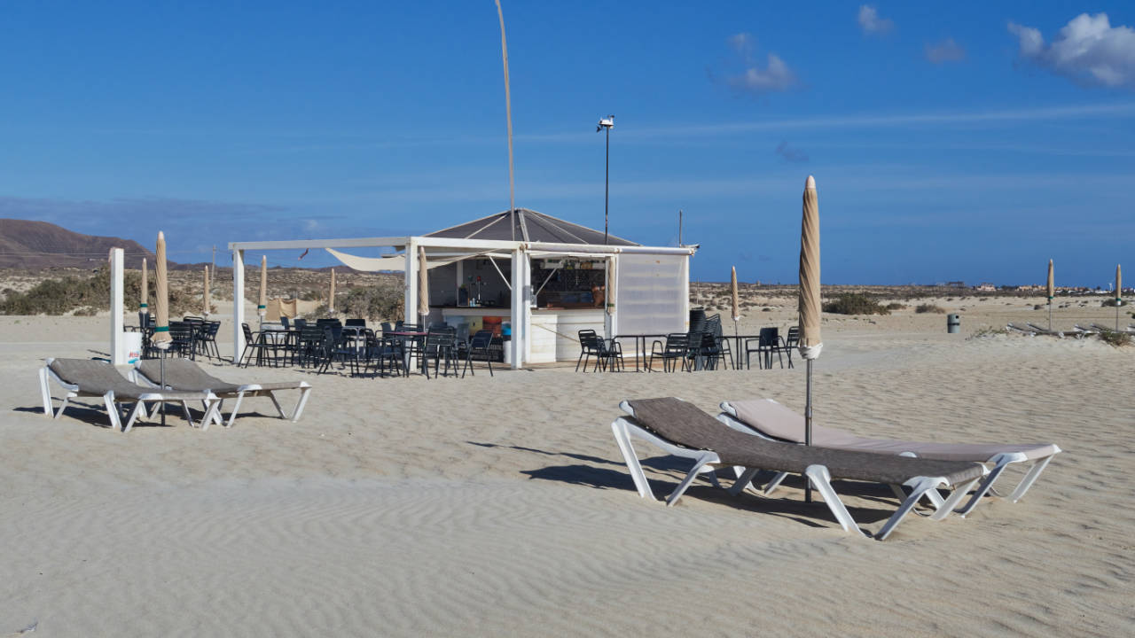 Playa del Viejo El Jable Dunas de Corralejo Fuerteventura.