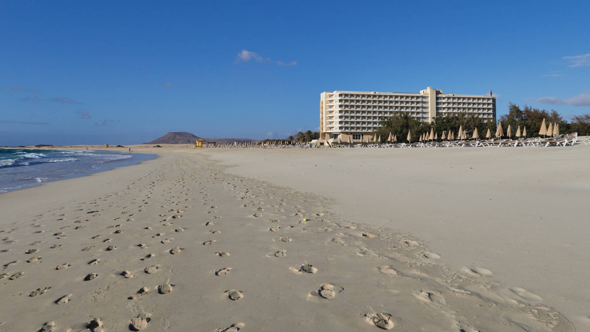Playa Bajo Negro El Jable Dunas de Corralejo Fuerteventura.