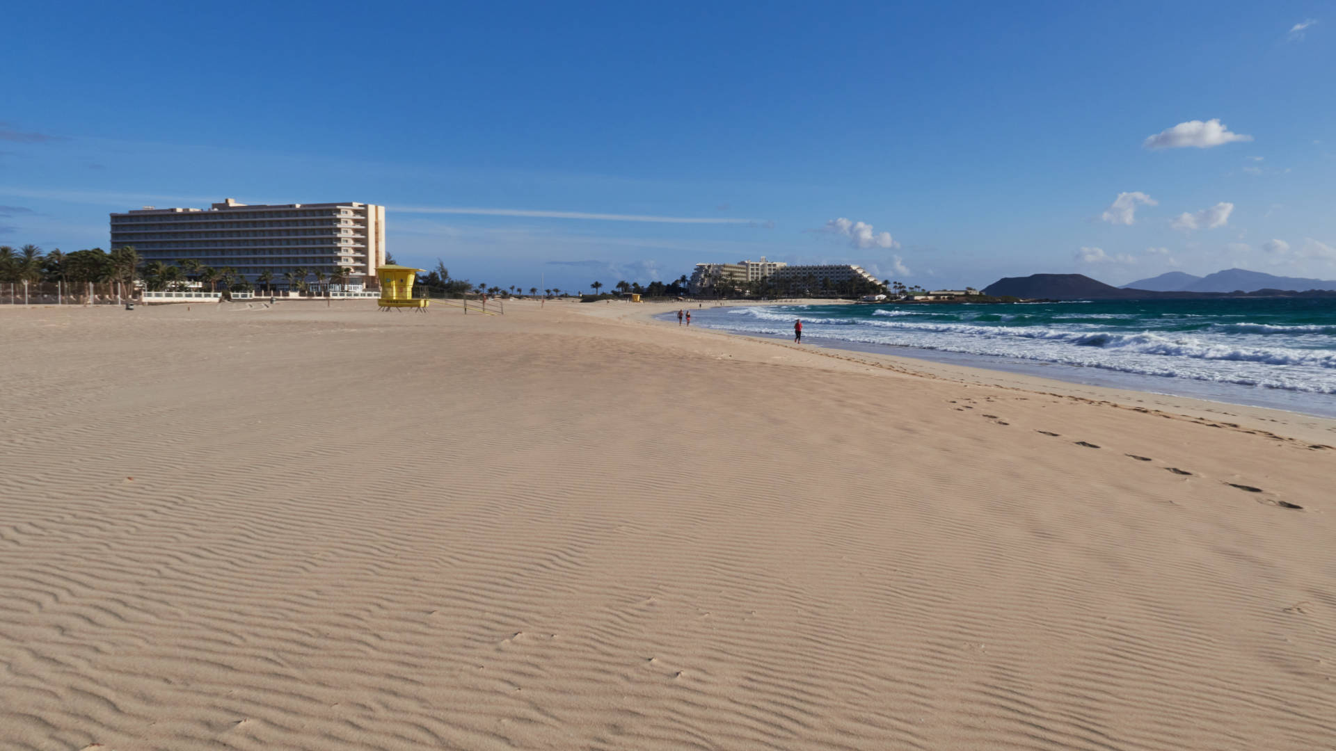 Playa Bajo Negro El Jable Dunas de Corralejo Fuerteventura.