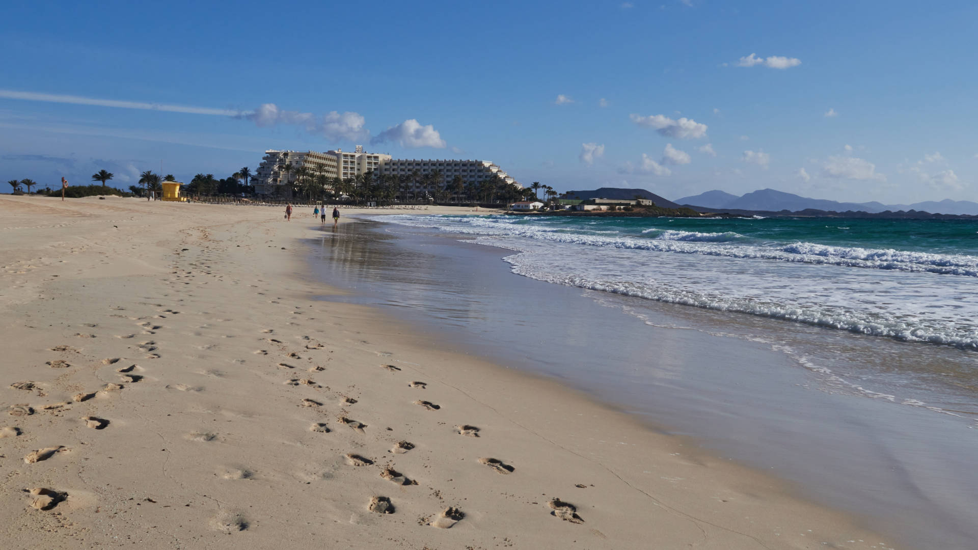 Playa Bajo Negro El Jable Dunas de Corralejo Fuerteventura.