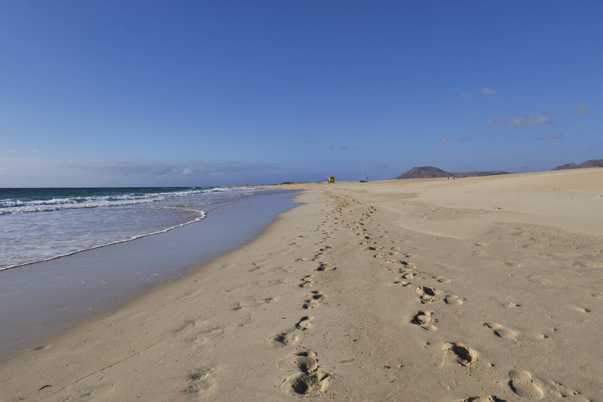 Playa Larga El Jable Corralejo Playa Fuerteventura.