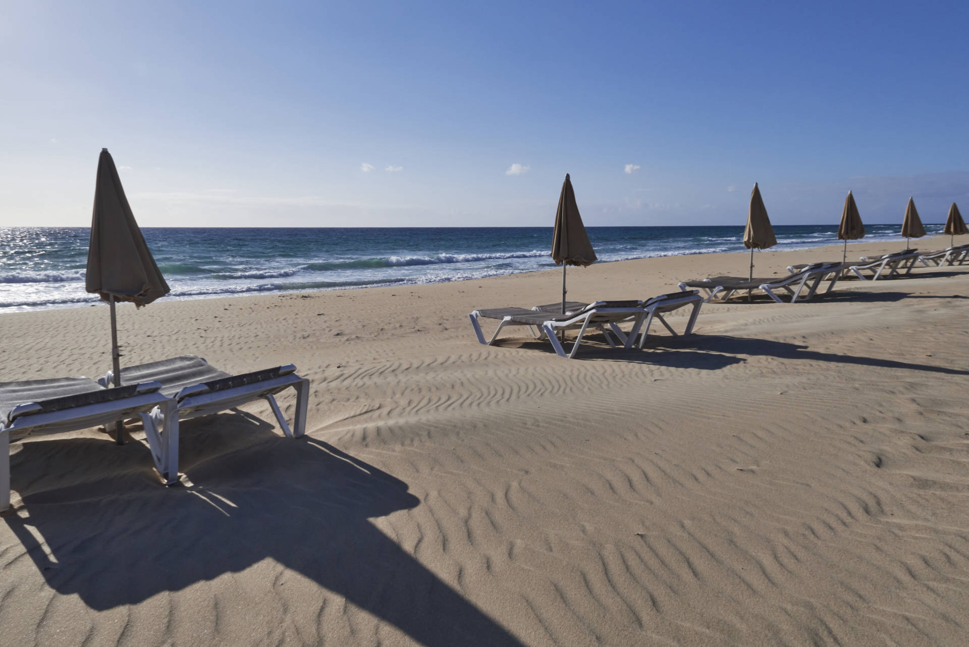 Playa Larga El Jable Corralejo Playa Fuerteventura.