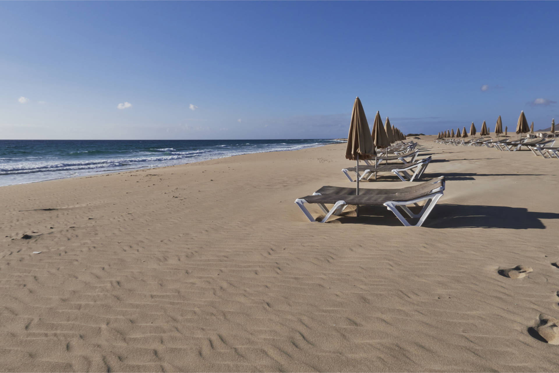 Playa Larga El Jable Corralejo Playa Fuerteventura.