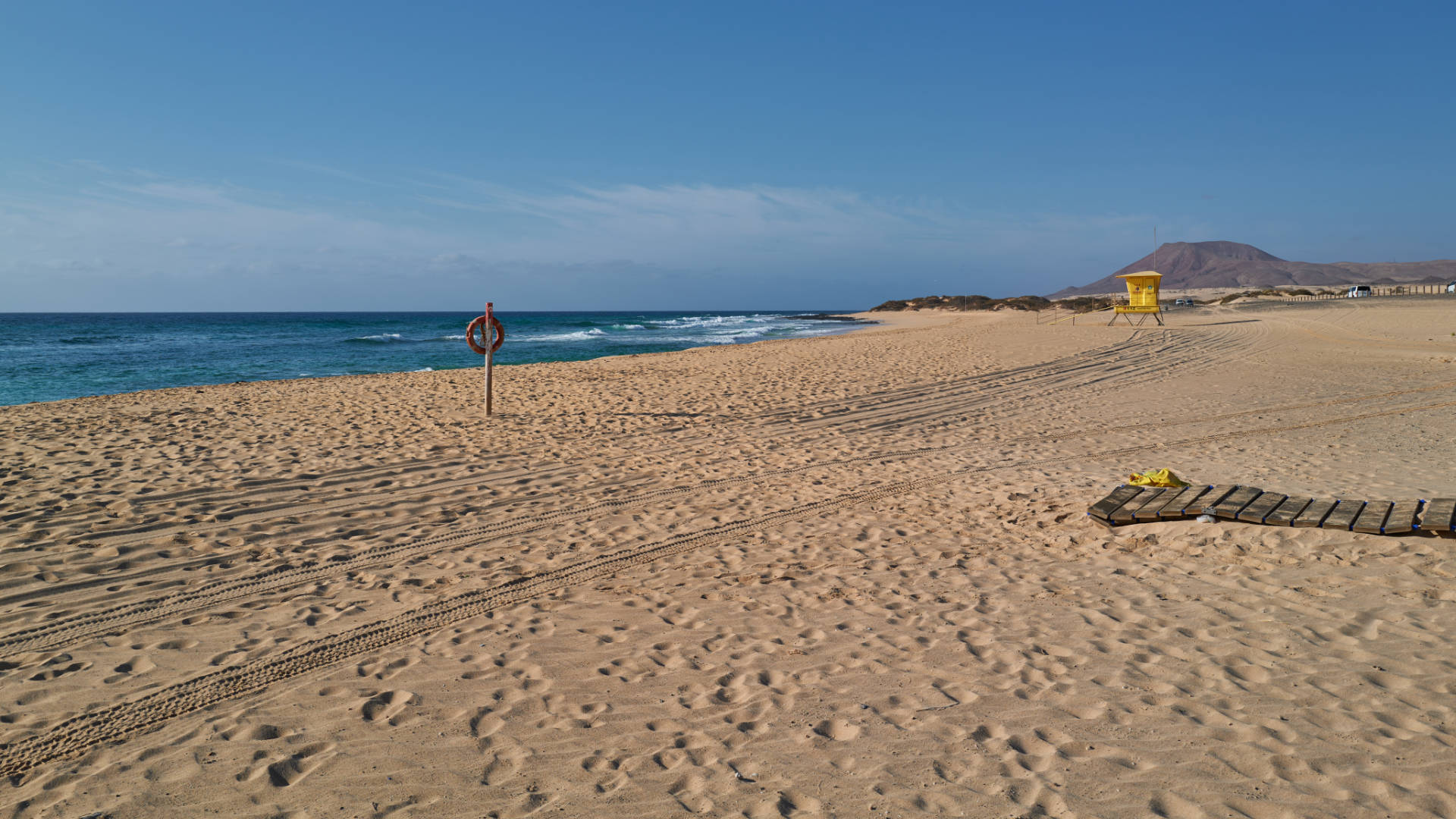 Playa del Moro El Jable Dunas de Corralejo Fuerteventura.