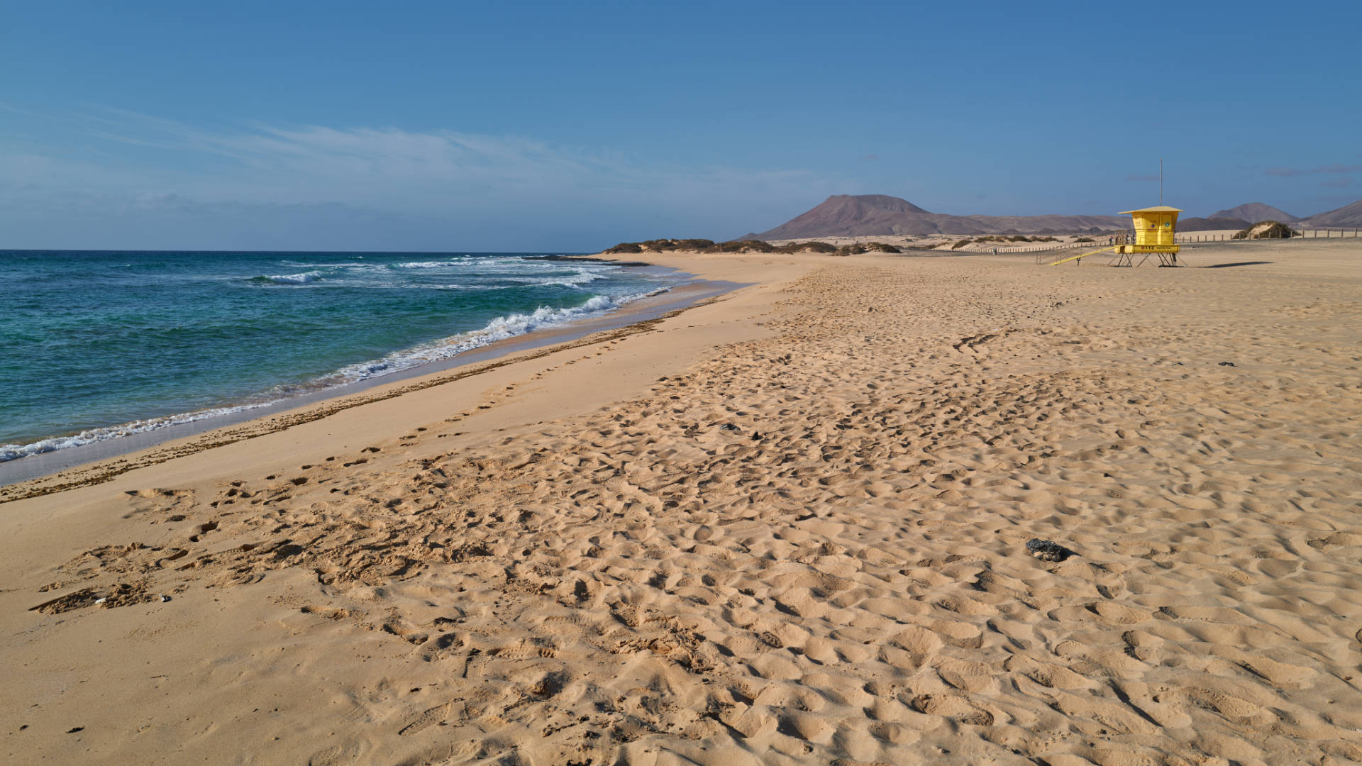 Playa del Moro El Jable Dunas de Corralejo Fuerteventura.