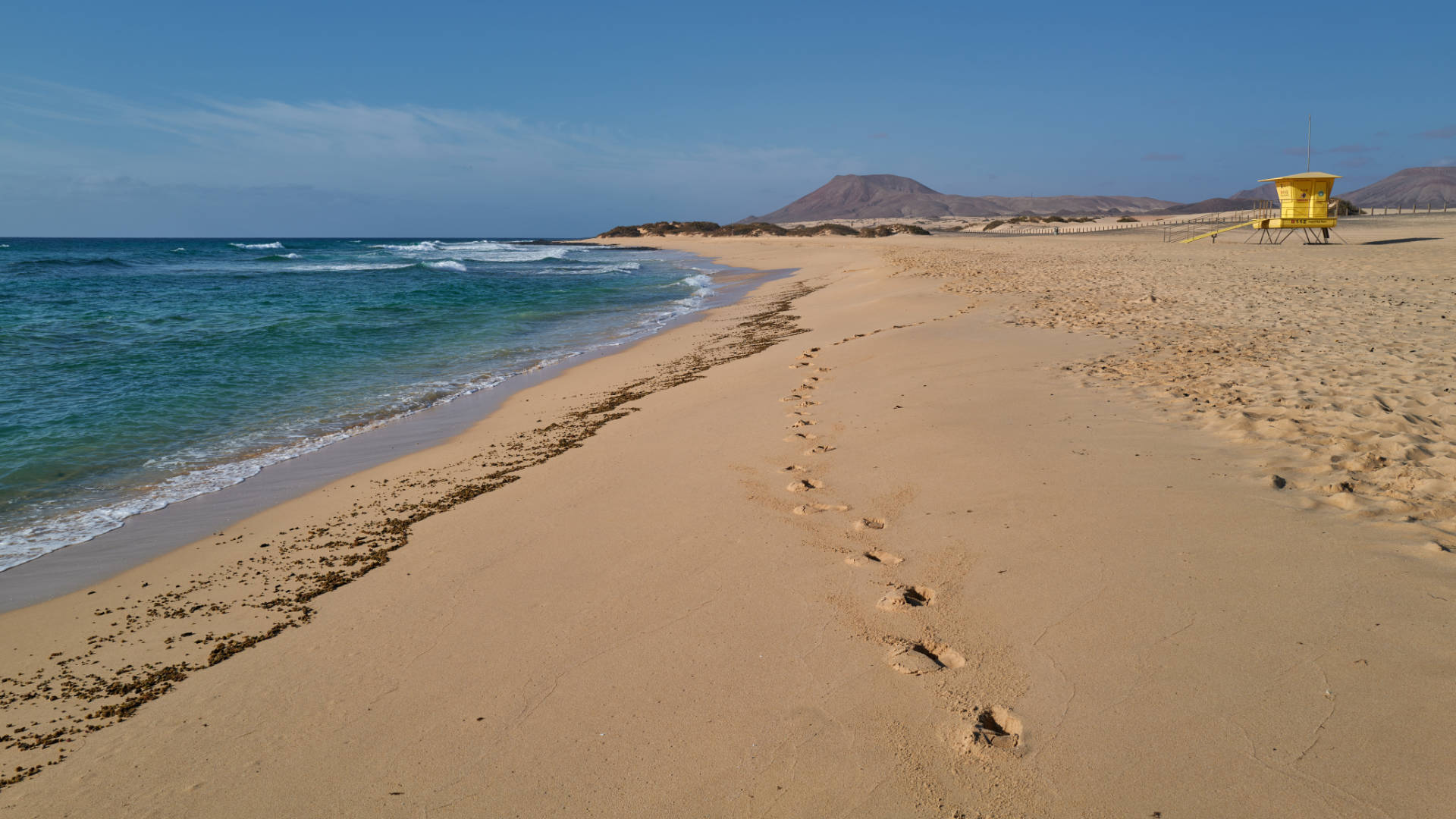 Playa del Moro El Jable Dunas de Corralejo Fuerteventura.
