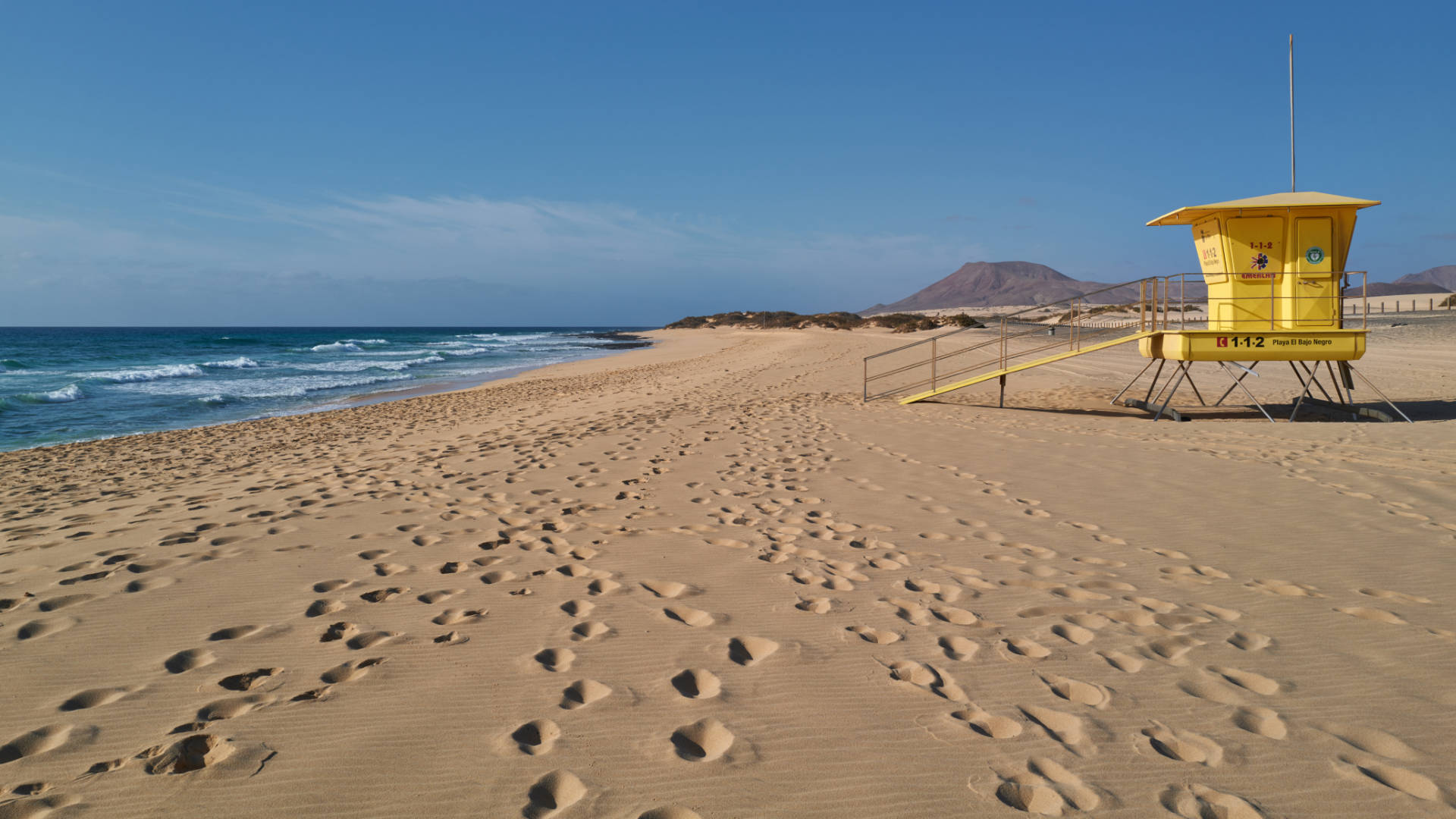 Playa del Moro El Jable Dunas de Corralejo Fuerteventura.