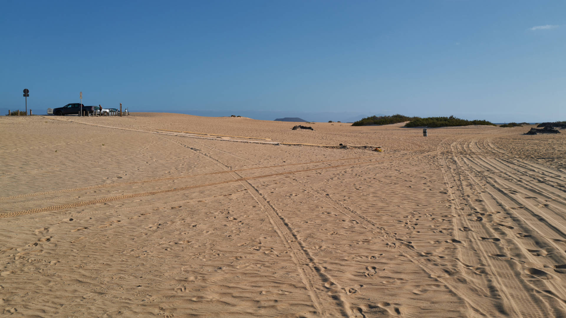 Playa del Moro El Jable Dunas de Corralejo Fuerteventura.