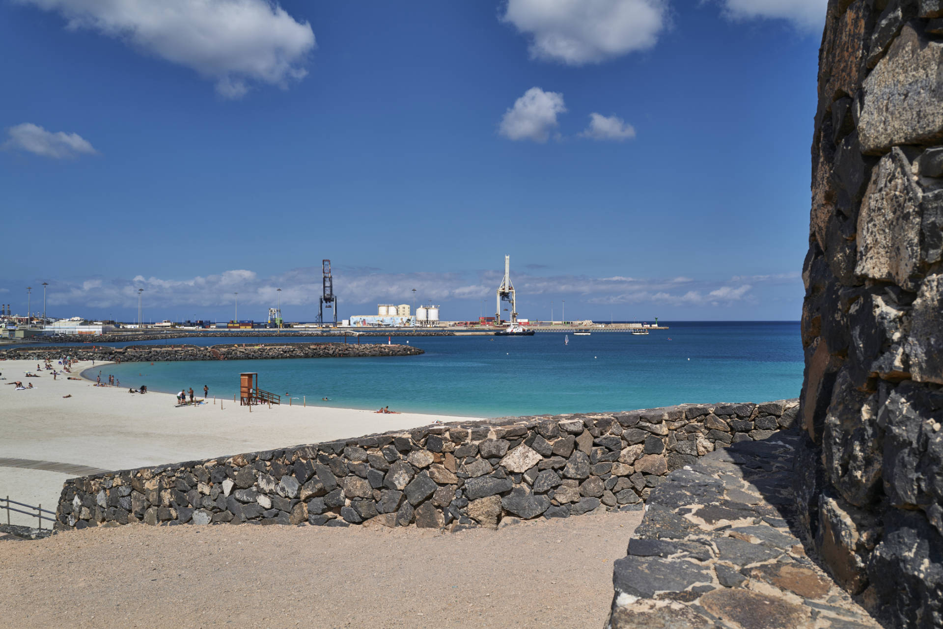 Playa de los Pozos aka Los Hornos Puerto del Rosario Fuerteventura.