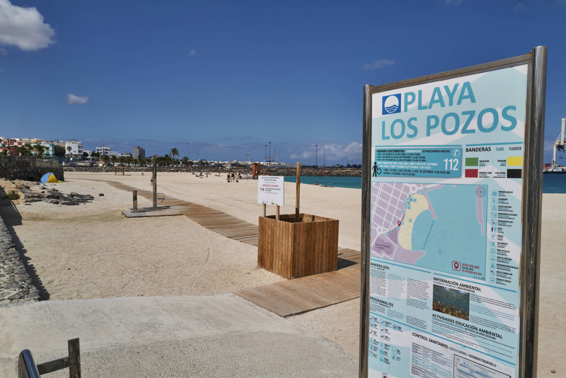 Playa de los Pozos aka Los Hornos Puerto del Rosario Fuerteventura.