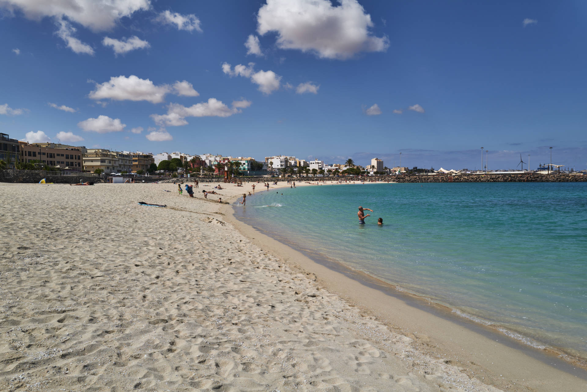 Playa de los Pozos aka Los Hornos Puerto del Rosario Fuerteventura.