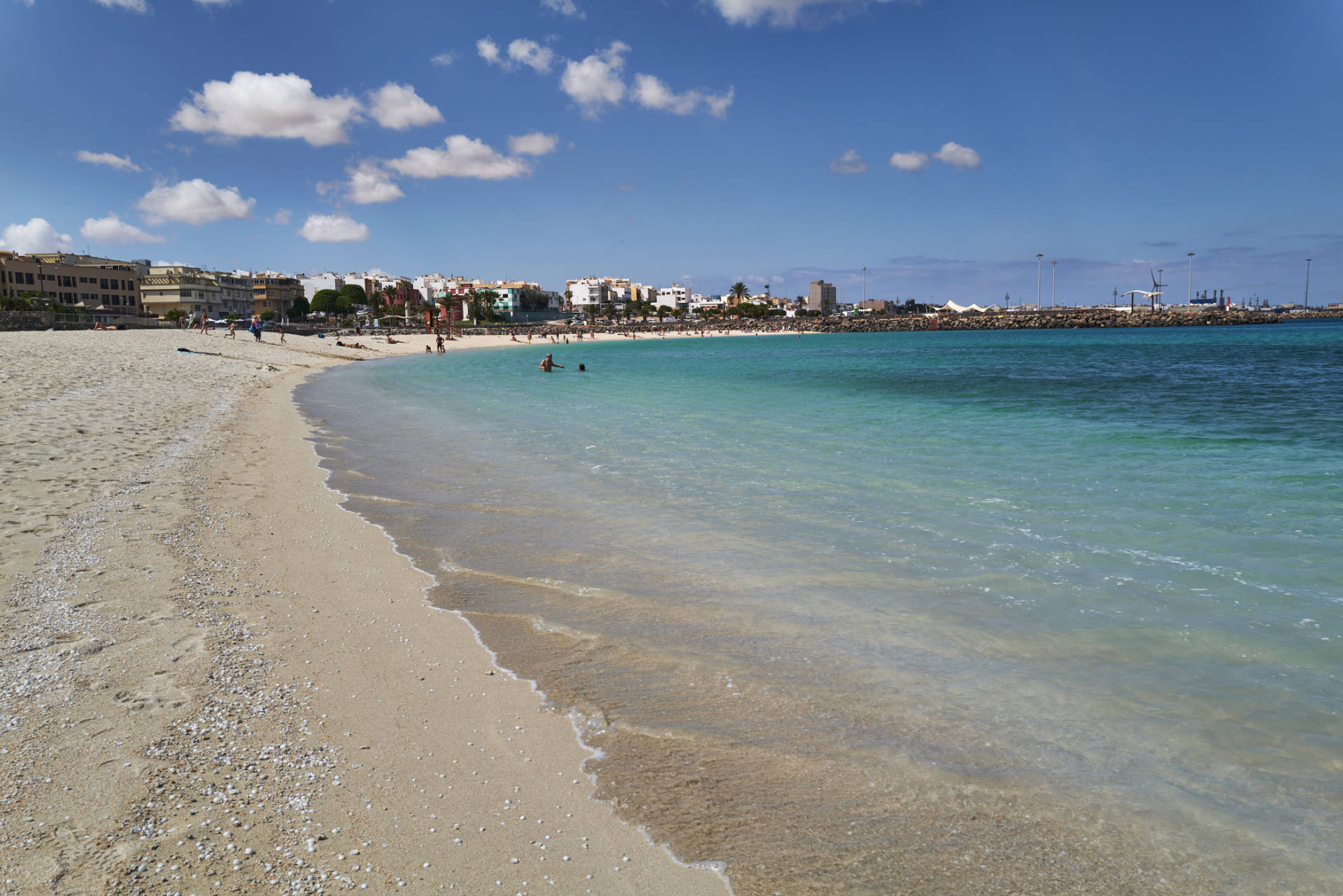 Playa de los Pozos aka Los Hornos Puerto del Rosario Fuerteventura.