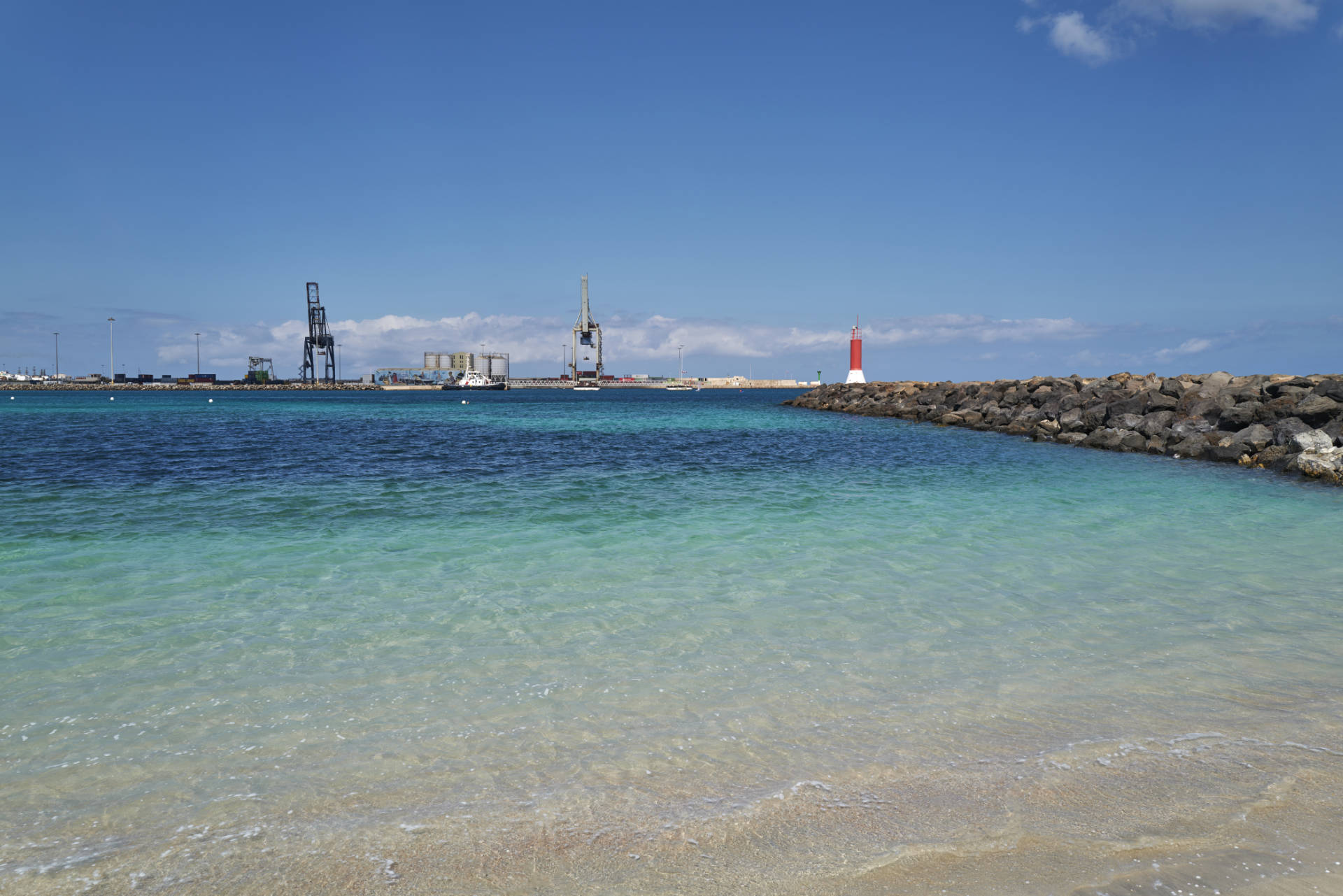 Playa de los Pozos aka Los Hornos Puerto del Rosario Fuerteventura.