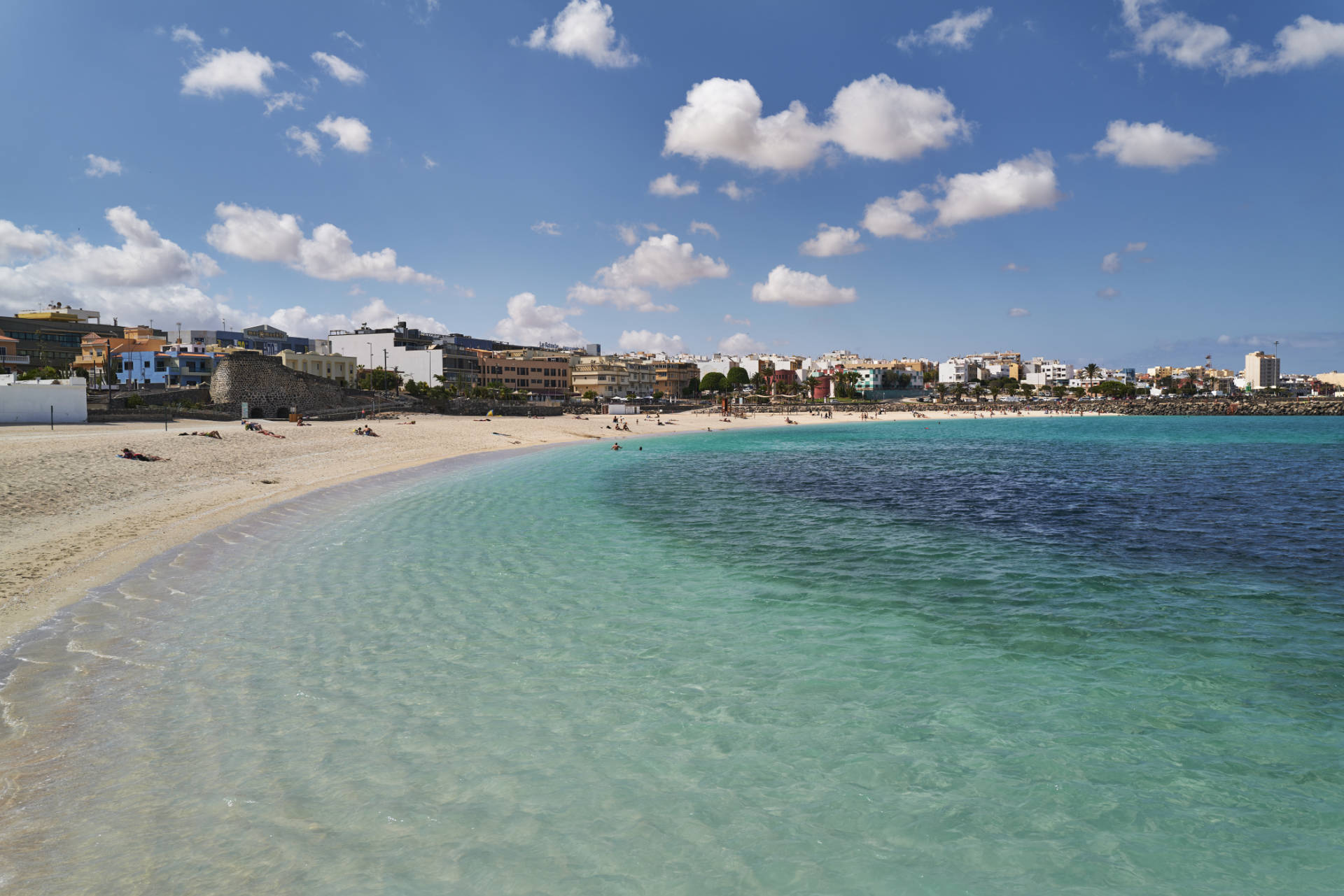 Playa de los Pozos aka Los Hornos Puerto del Rosario Fuerteventura.