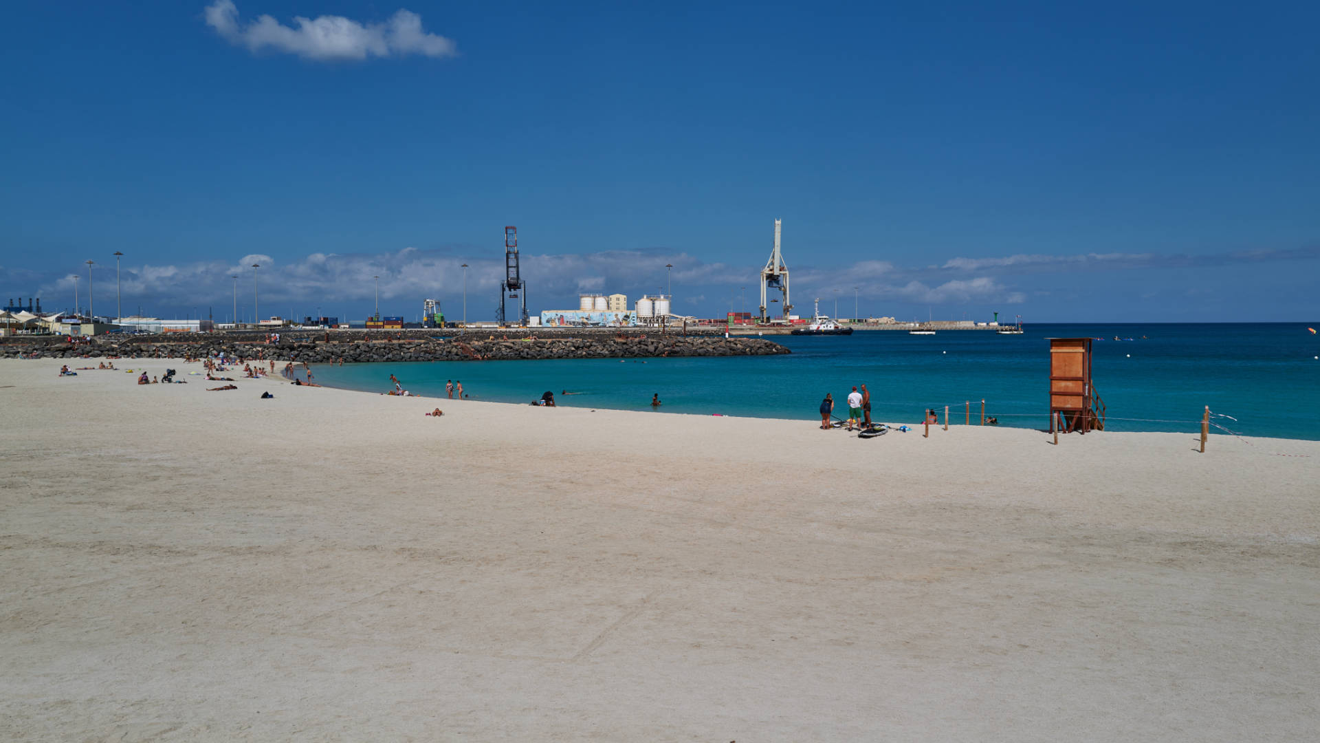 Playa de los Pozos Puerto del Rosario Fuerteventura.