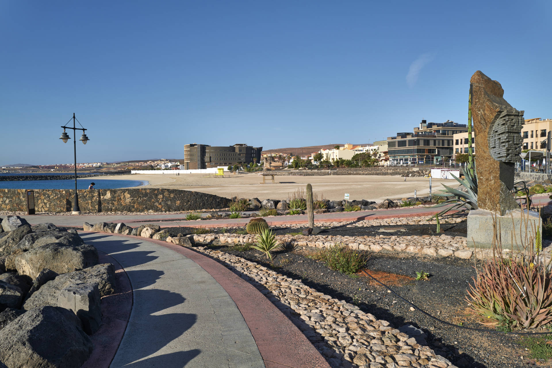 Playa de los Pozos aka Los Hornos Puerto del Rosario Fuerteventura.