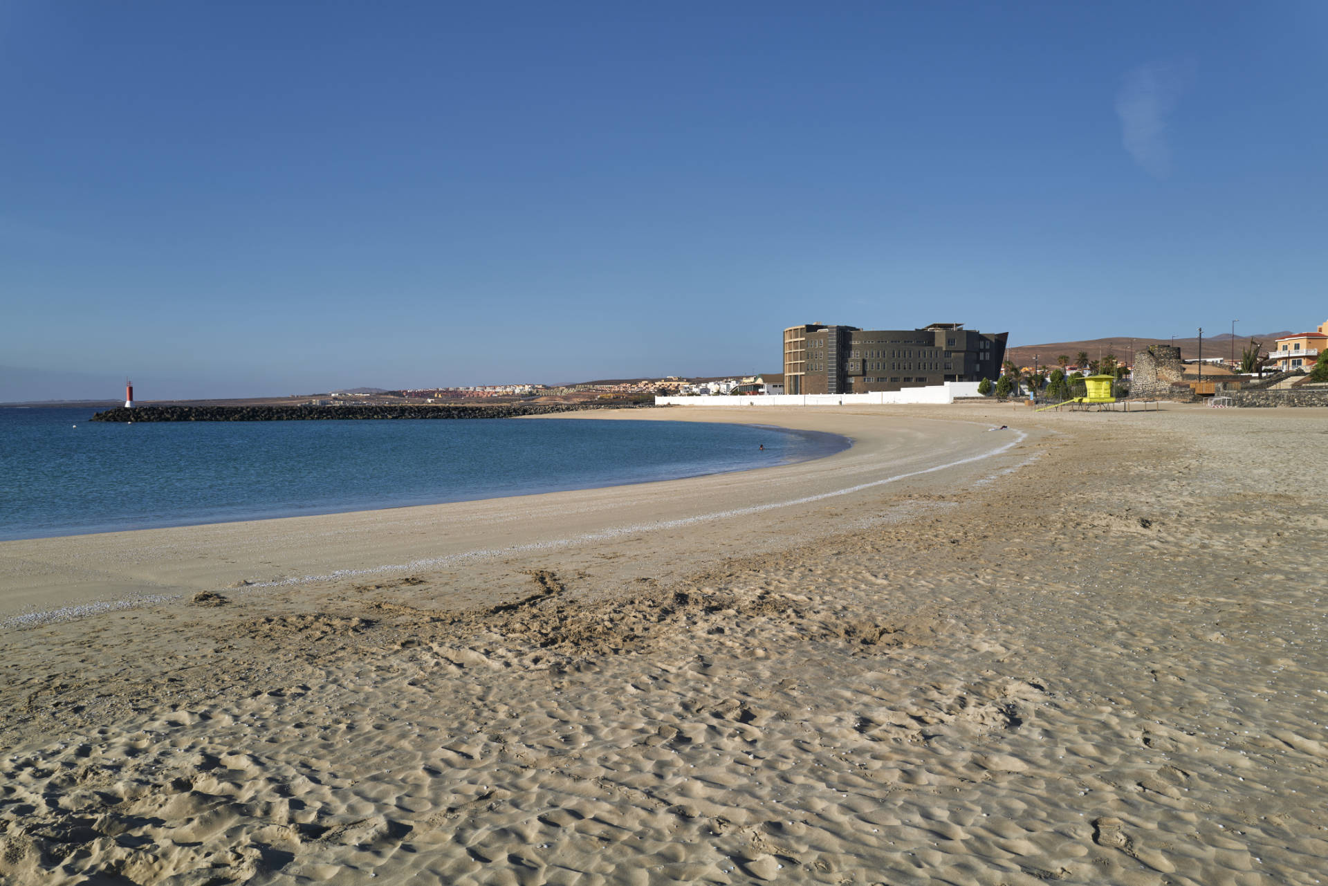 Playa de los Pozos aka Los Hornos Puerto del Rosario Fuerteventura.