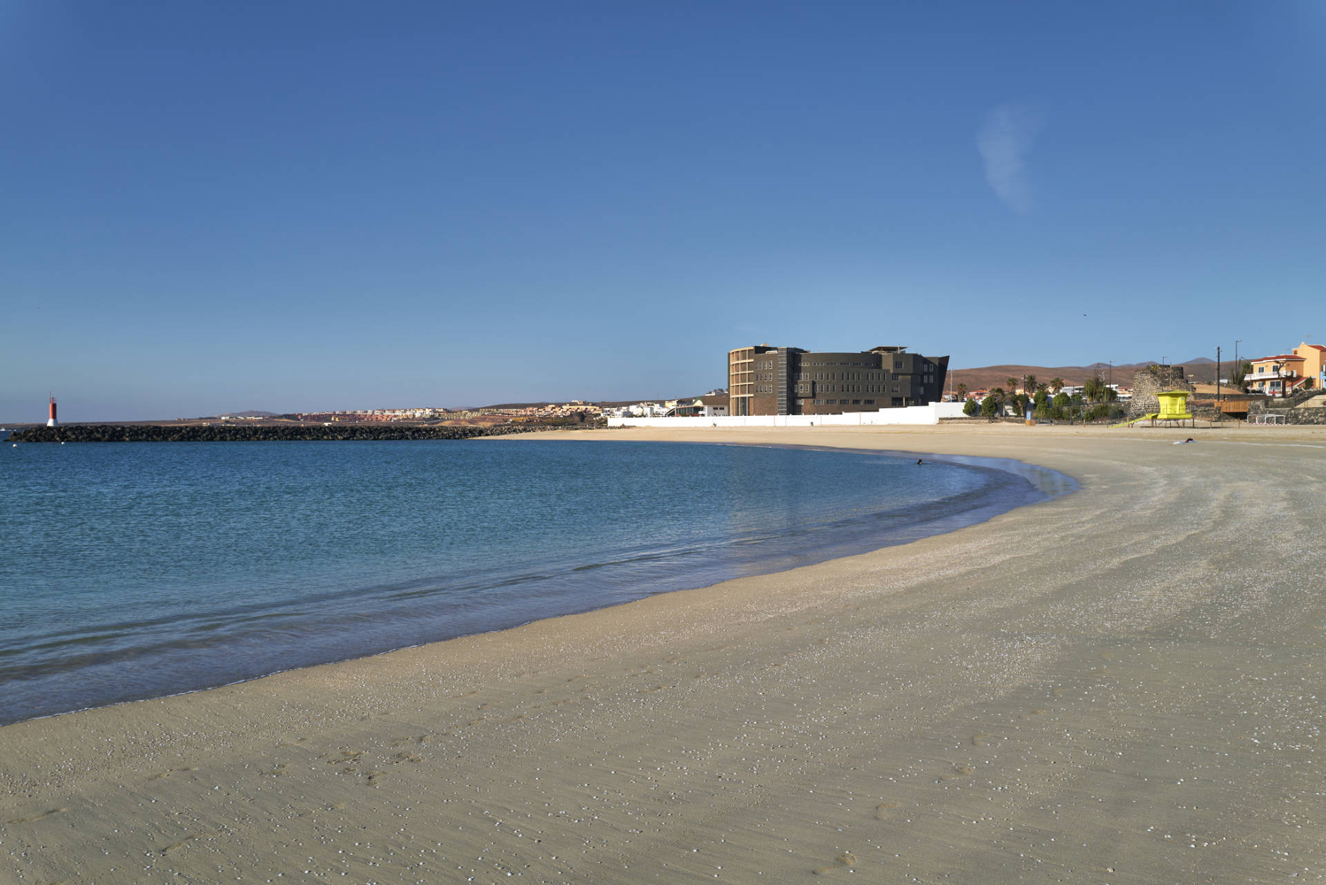 Playa de los Pozos aka Los Hornos Puerto del Rosario Fuerteventura.