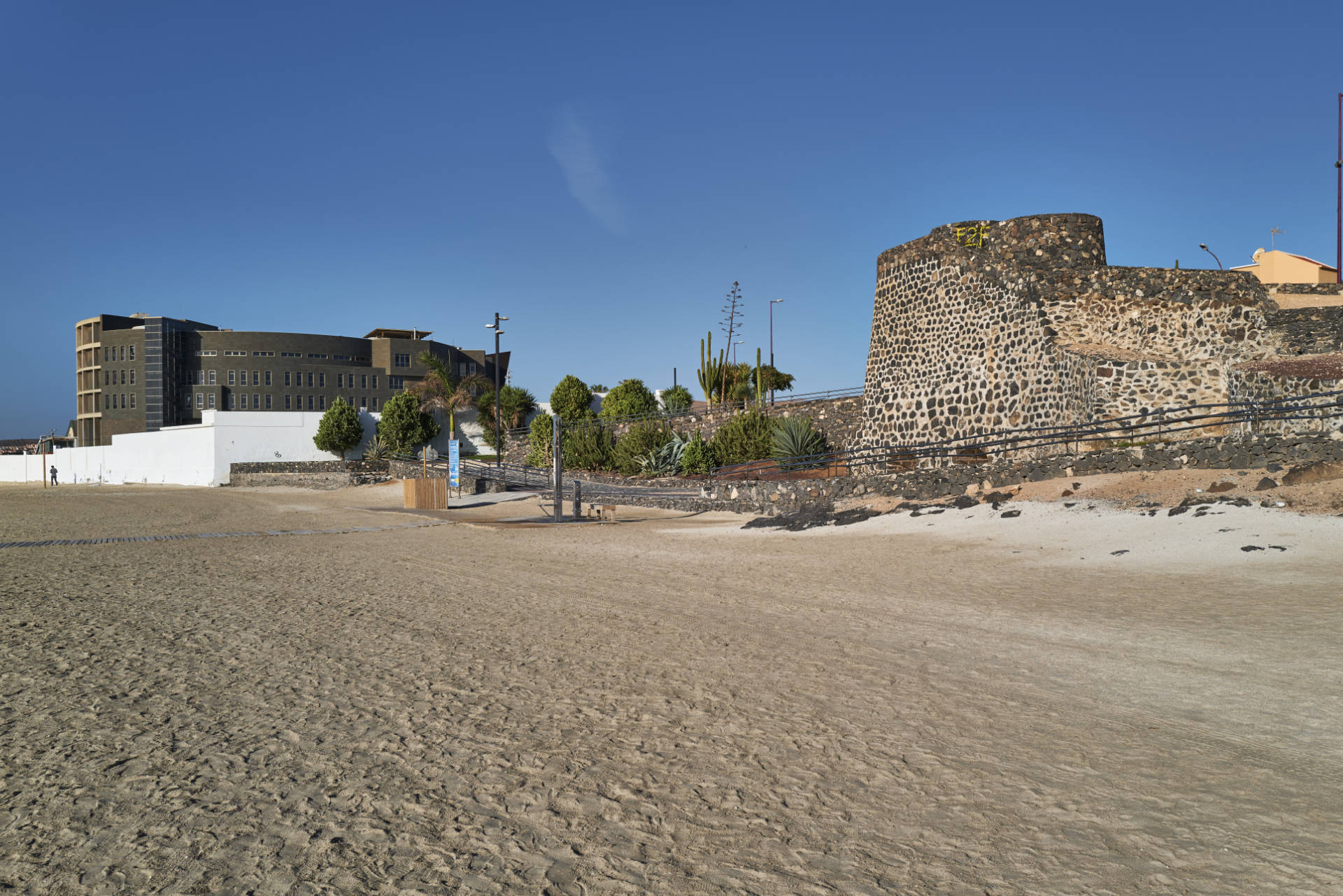 Playa de los Pozos aka Los Hornos Puerto del Rosario Fuerteventura.