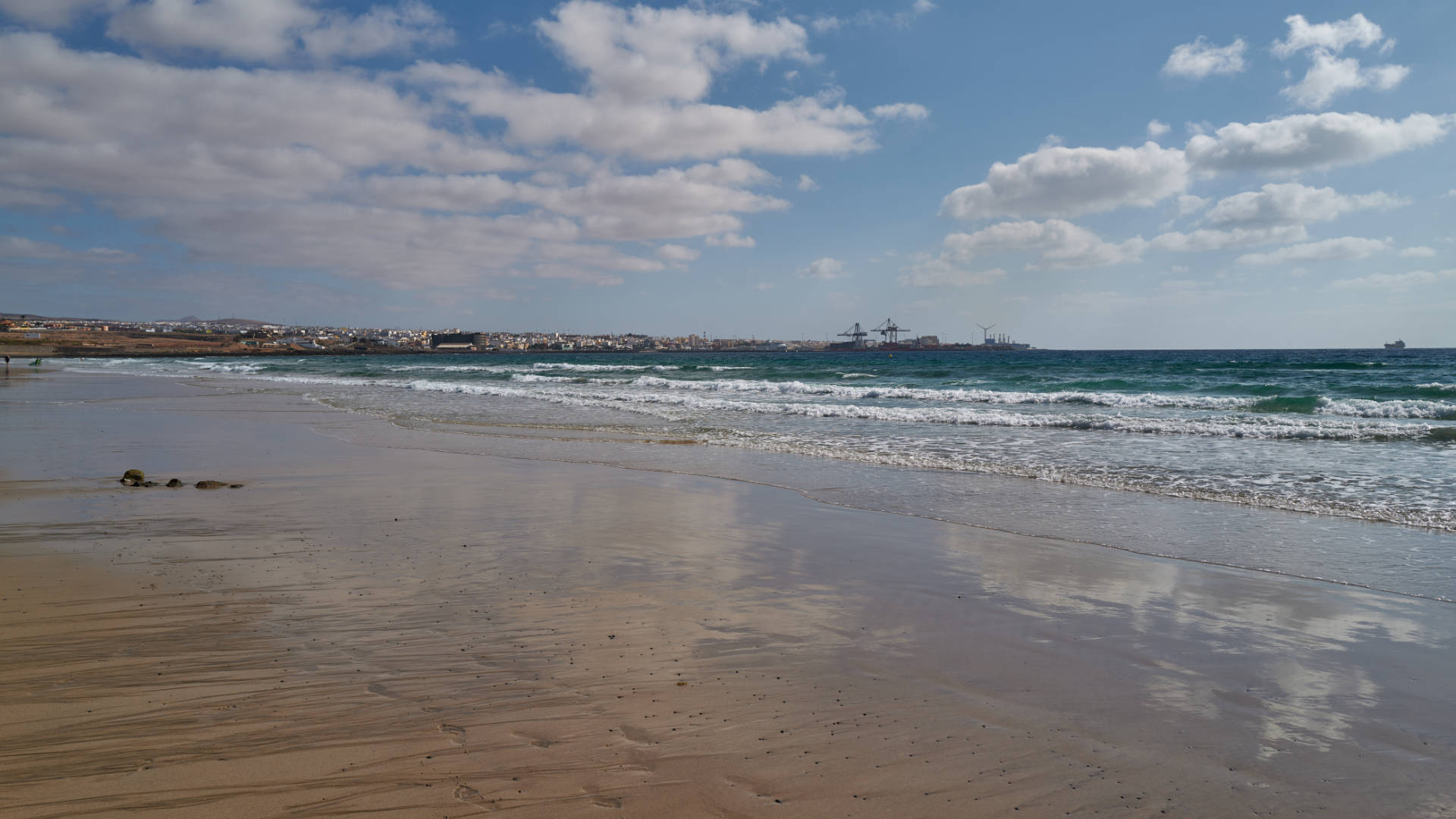 Playa blanca Puerto del Rosario Fuerteventura.