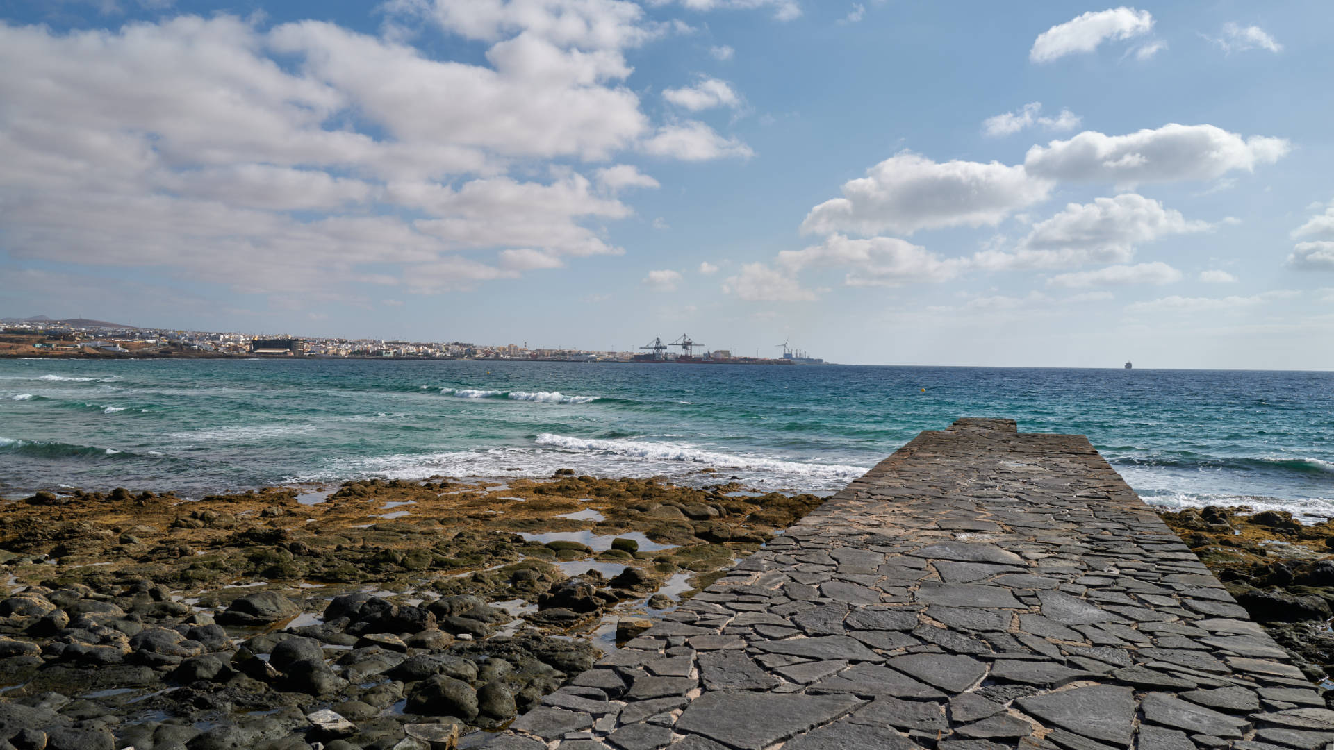 Playa blanca Puerto del Rosario Fuerteventura.