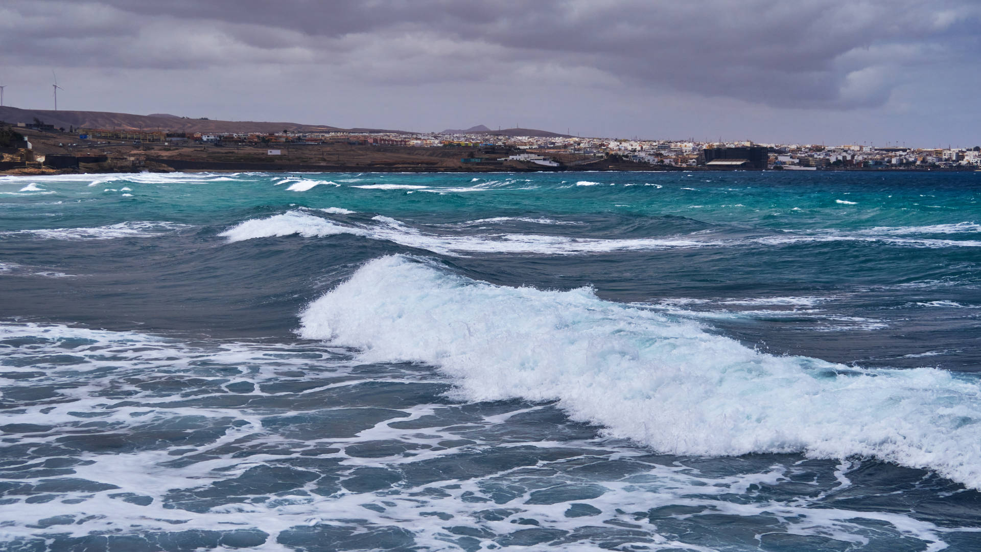 Playa blanca Puerto del Rosario Fuerteventura.