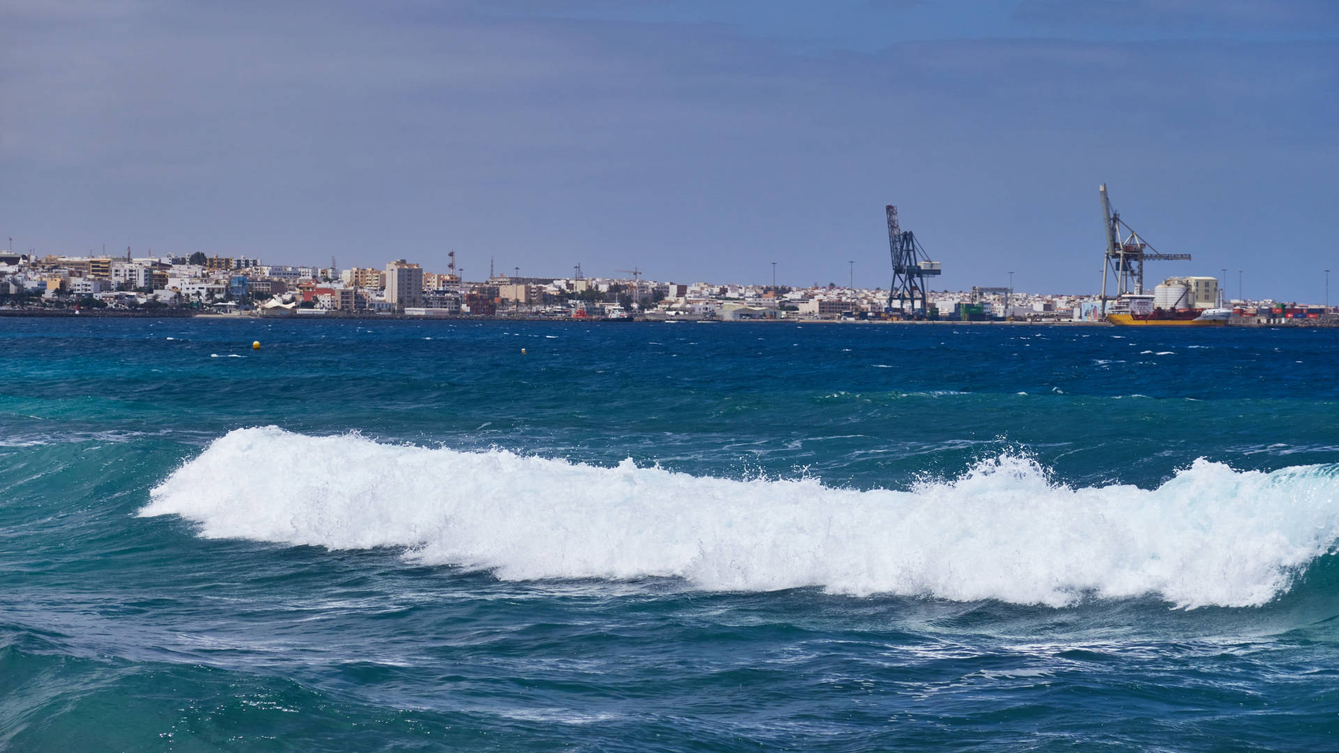 Playa blanca Puerto del Rosario Fuerteventura.