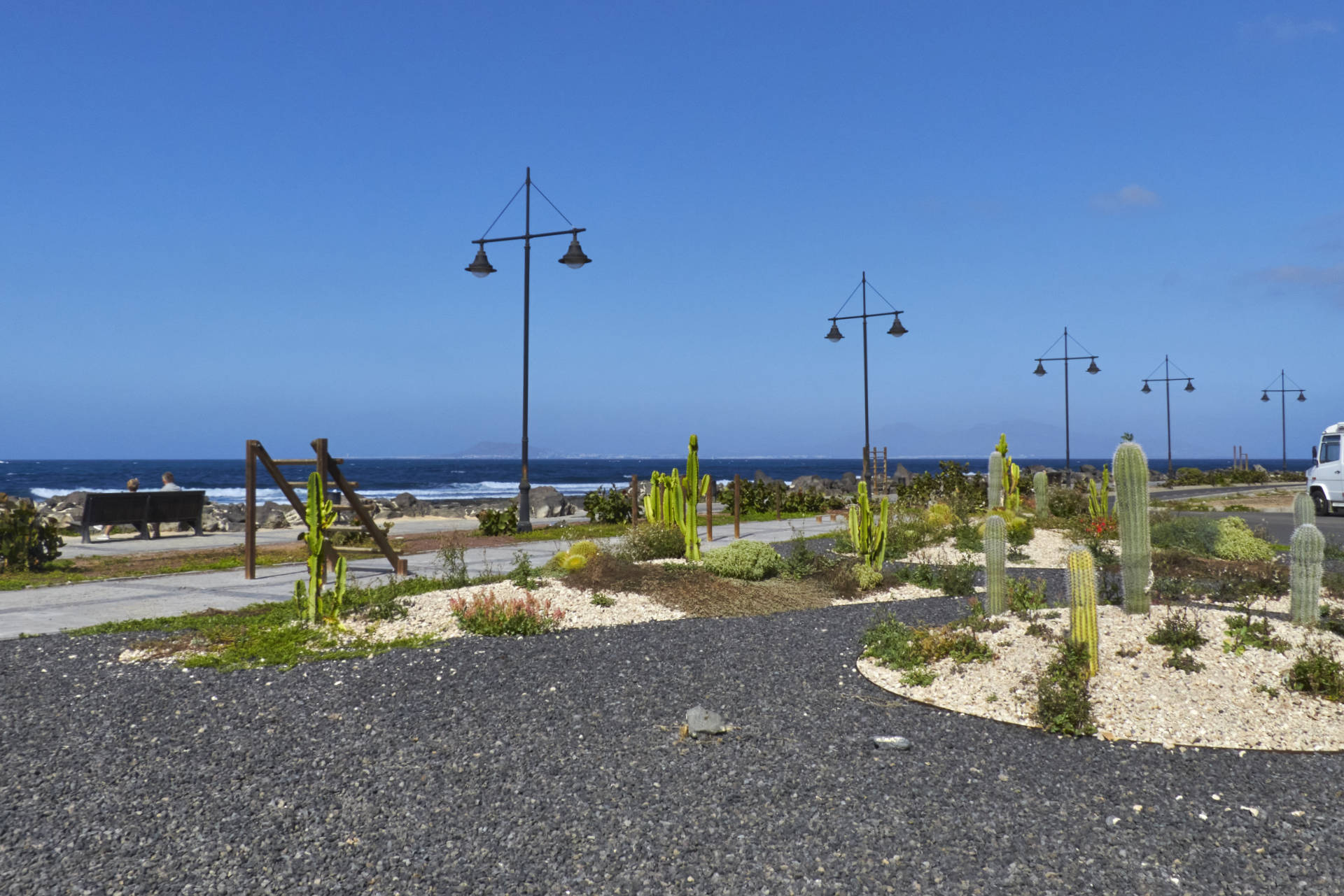 Paseo El Charco de Bristol Corralejo Fuerteventura.