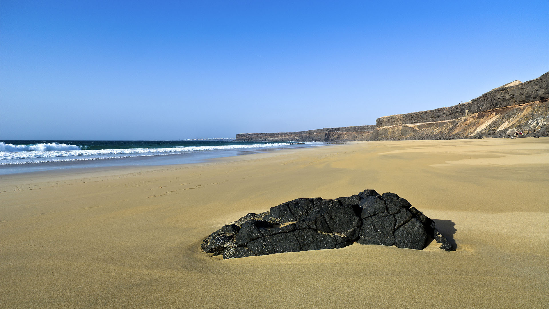 Die Strände Fuerteventuras: Playa de la Águila aka Playa Escalera.
