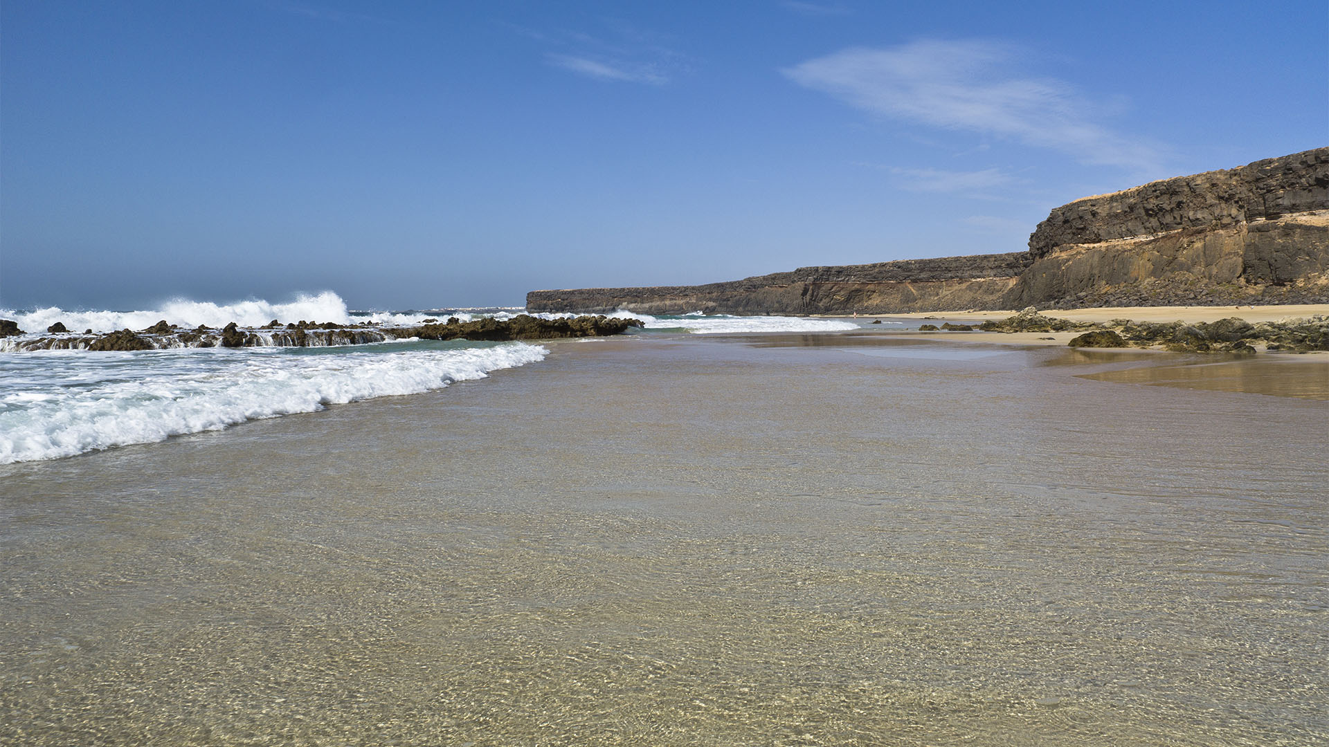 Die Strände Fuerteventuras: Playa de la Águila aka Playa Escalera.