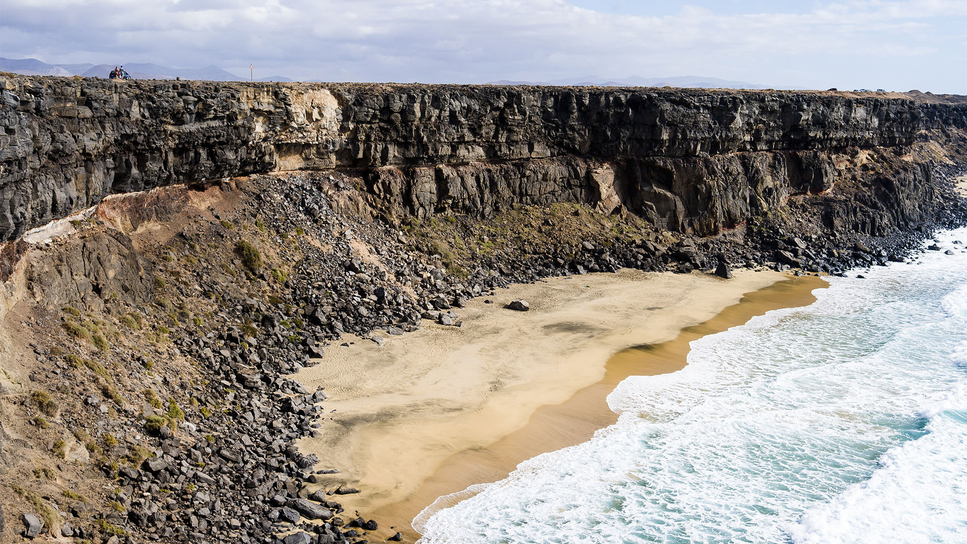 Die Strände Fuerteventuras: Playa de la Águila aka Playa Escalera.