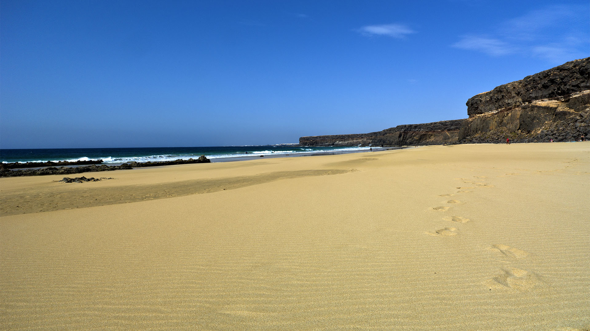 Die Strände Fuerteventuras: Playa de la Águila aka Playa Escalera.