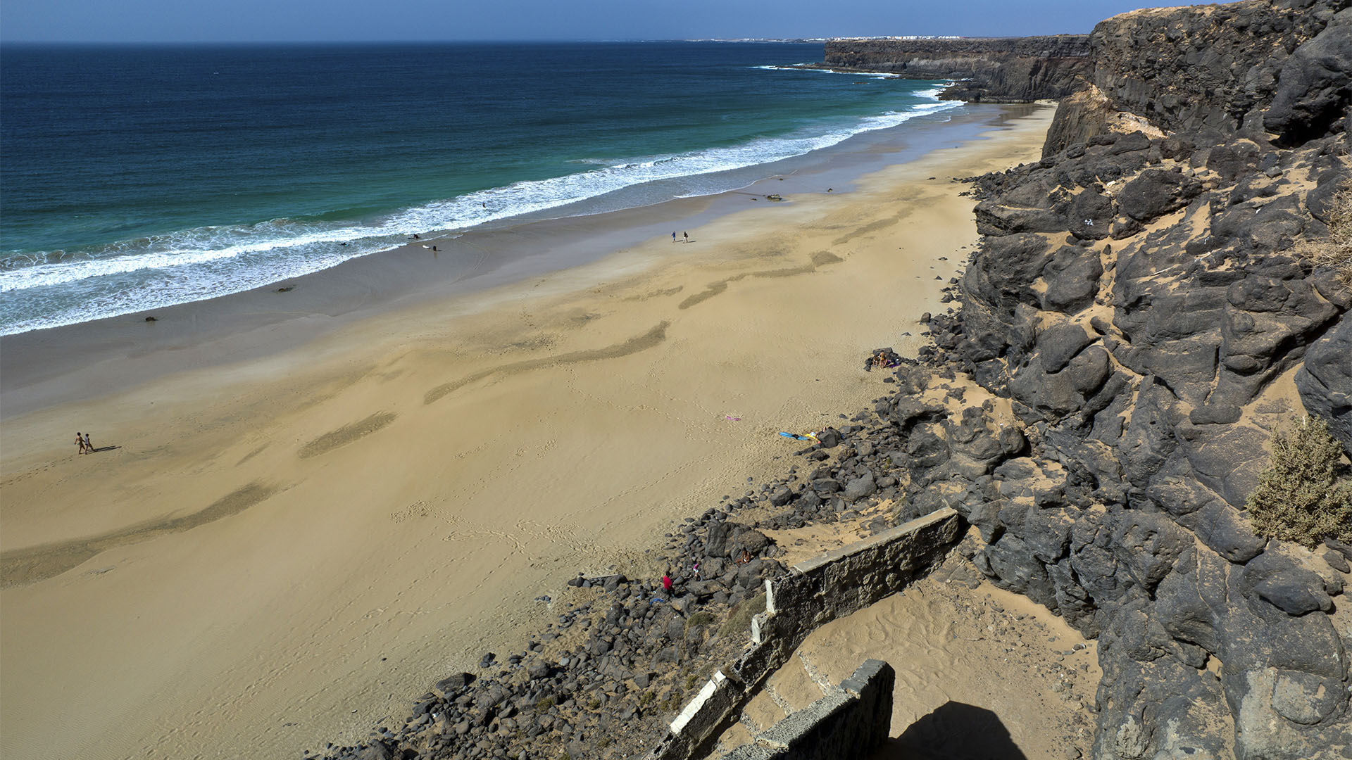 Die Strände Fuerteventuras: Playa de la Águila aka Playa Escalera.