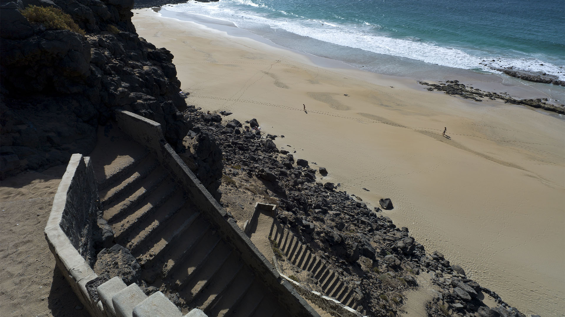 Die Strände Fuerteventuras: Playa de la Águila aka Playa Escalera.