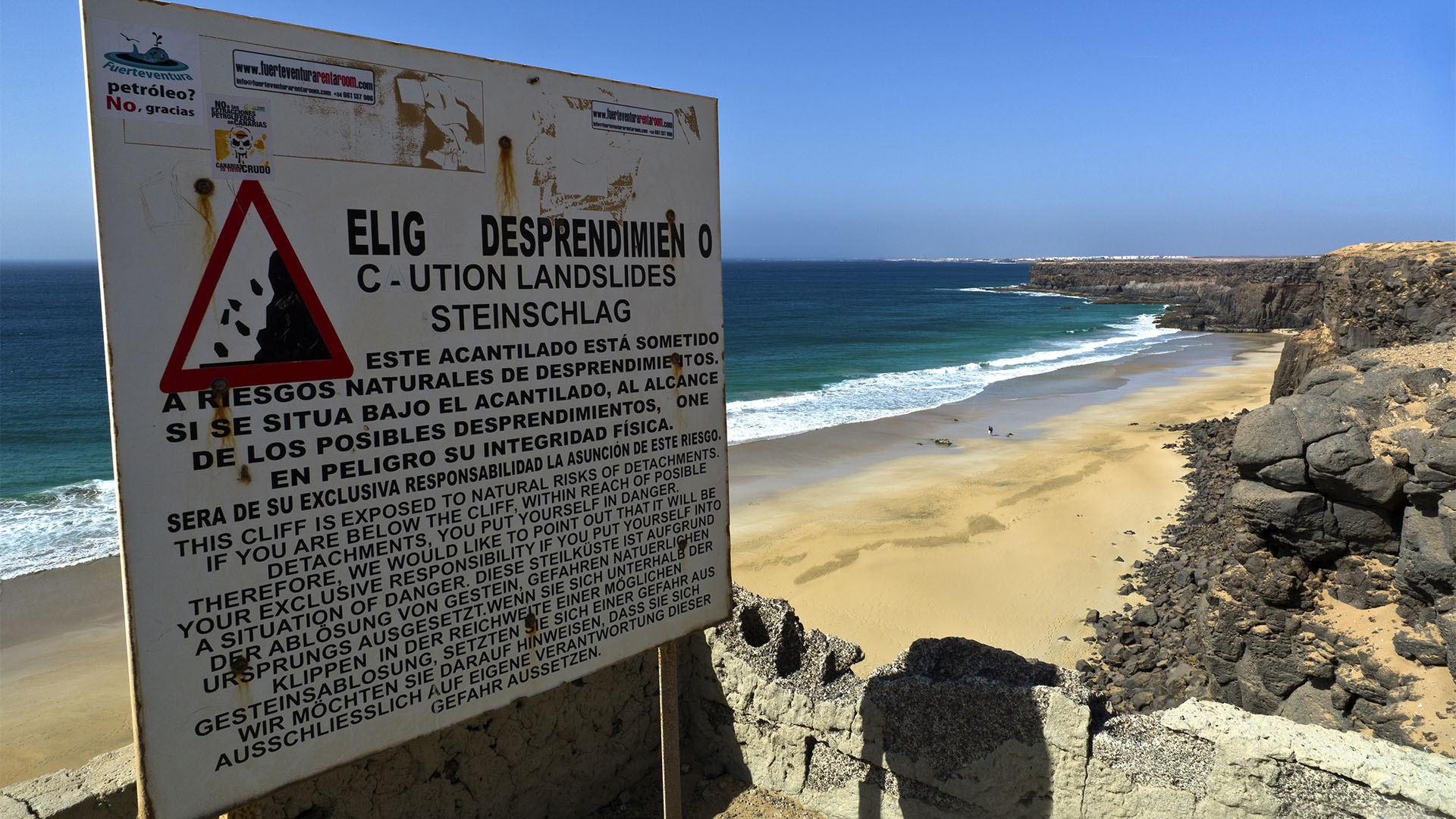 Die Strände Fuerteventuras: Playa de la Águila aka Playa Escalera.