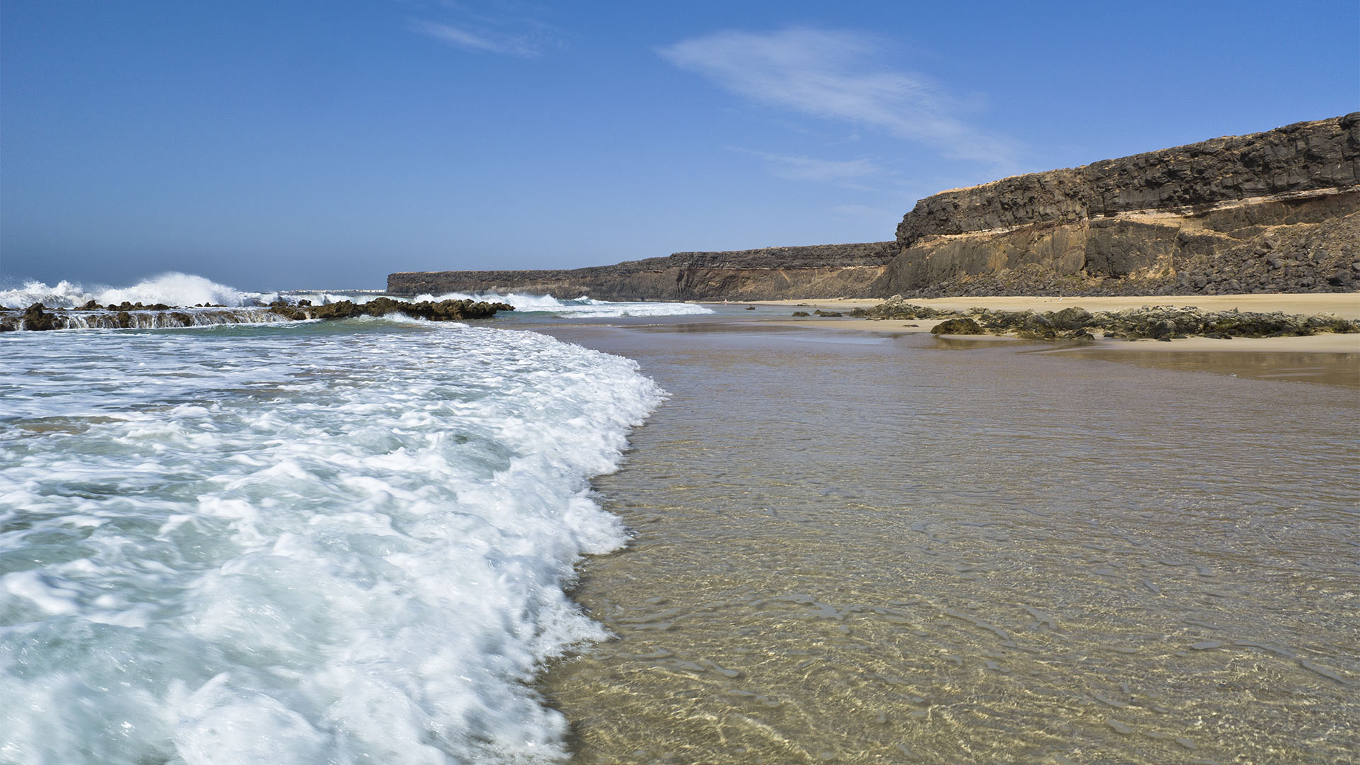 Die Strände Fuerteventuras: Playa de la Águila aka Playa Escalera.