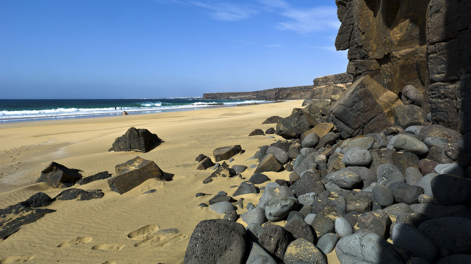 Die Strände Fuerteventuras: Playa de la Águila aka Playa Escalera.