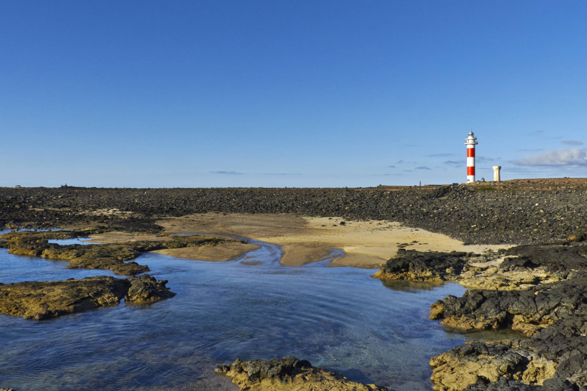 Caleta del Río El Cotillo Fuerteventura.