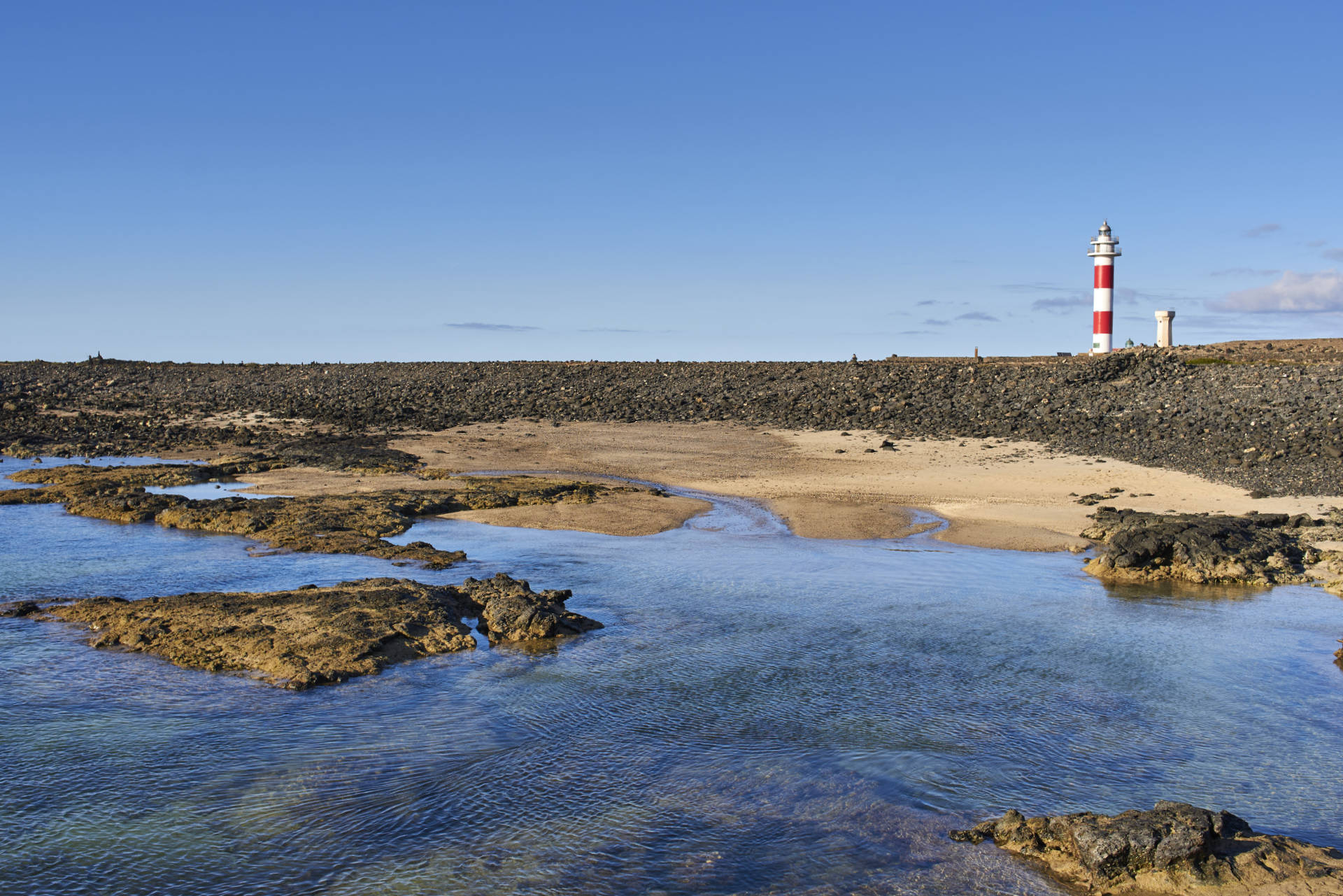 Caleta del Río El Cotillo Fuerteventura.