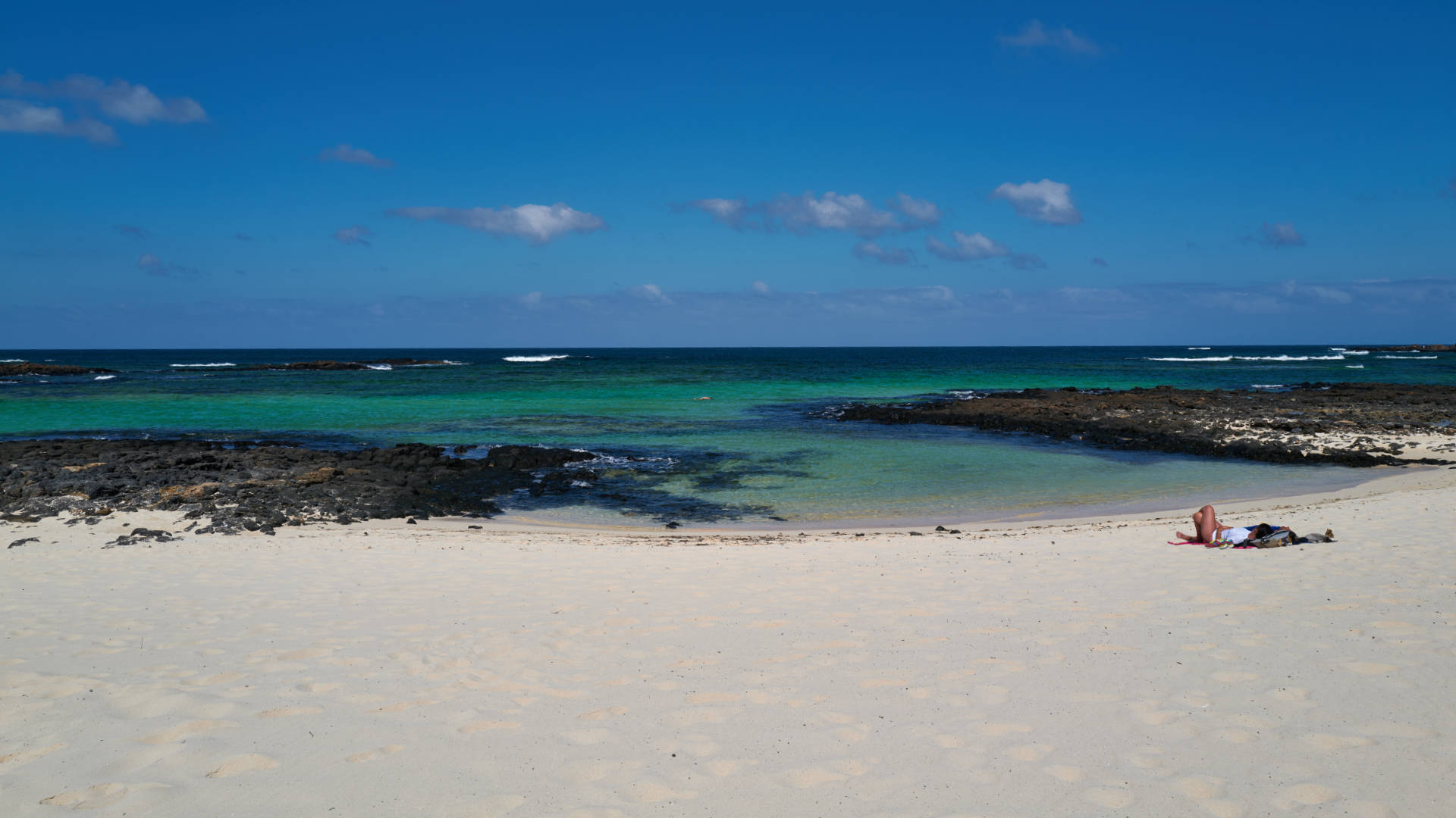 Playa de Marfolín aka Los Lagos El Cotillo Fuerteventura.