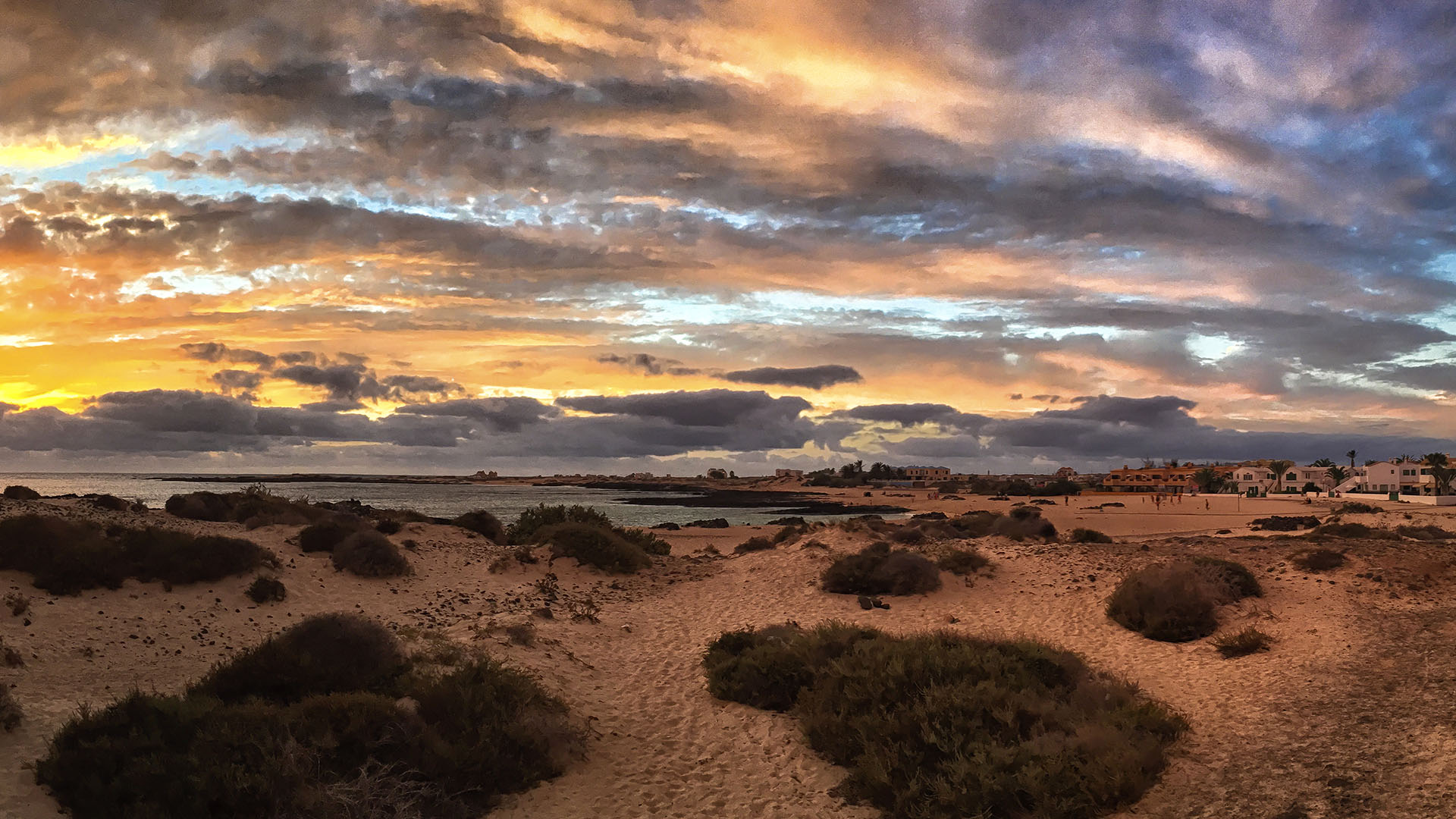 Playa de Marfolín aka Los Lagos El Cotillo Fuerteventura.