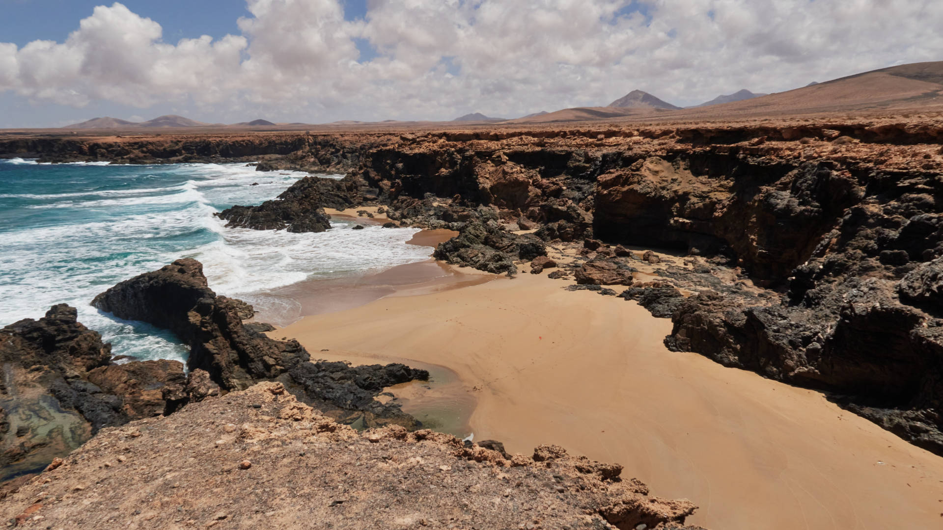 Los Garañones (Punta del Viento) nahe Tindaya Fuerteventura.