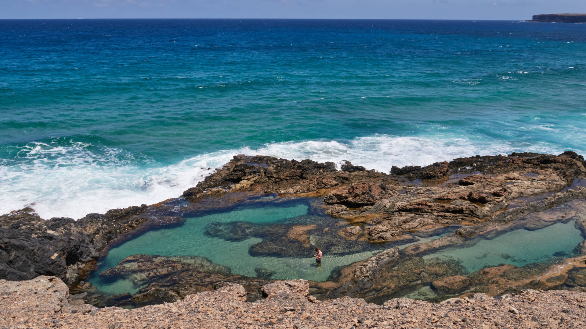 Los Garañones (Punta del Viento) nahe Tindaya Fuerteventura.