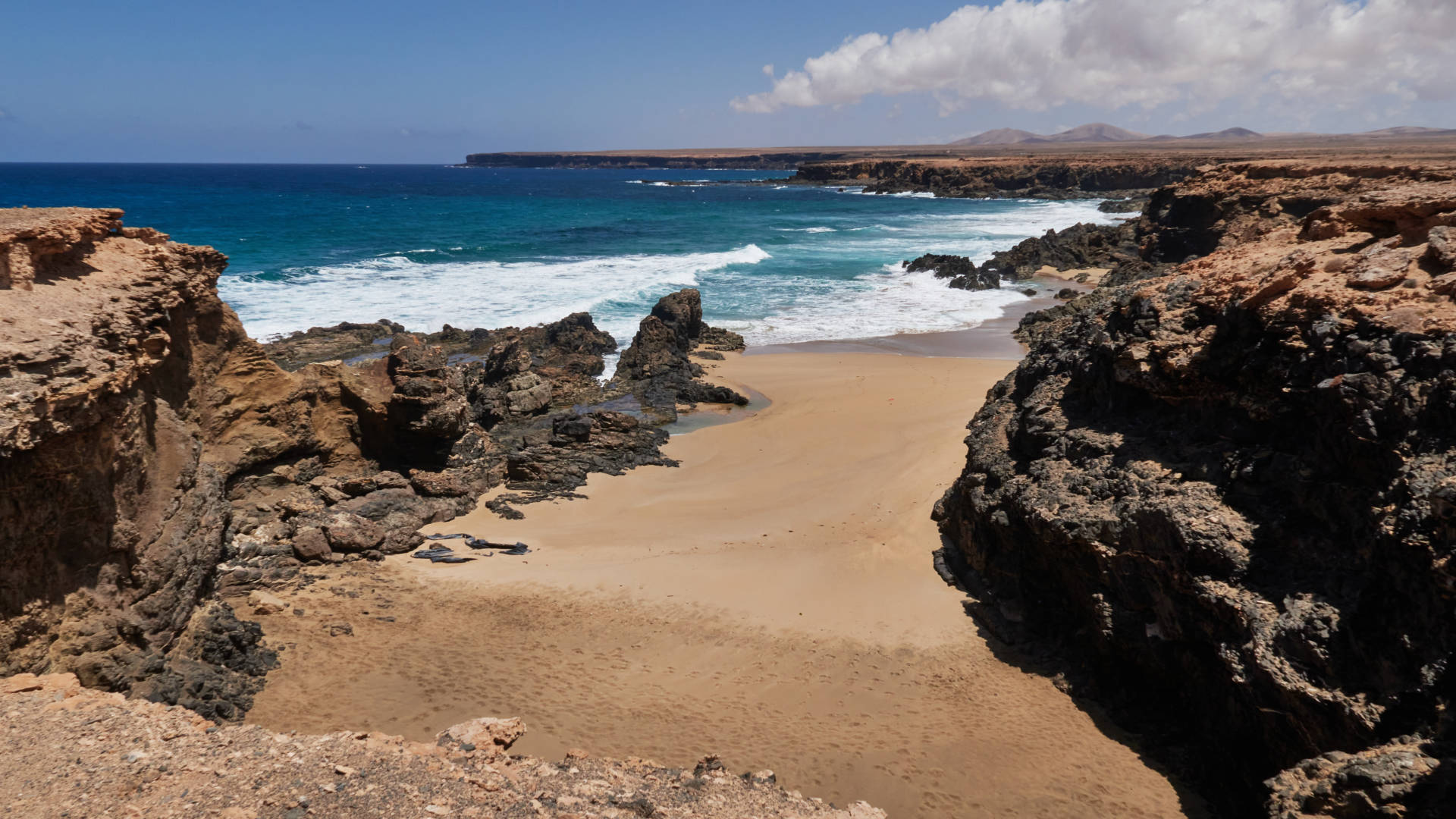 Los Garañones (Punta del Viento) nahe Tindaya Fuerteventura.