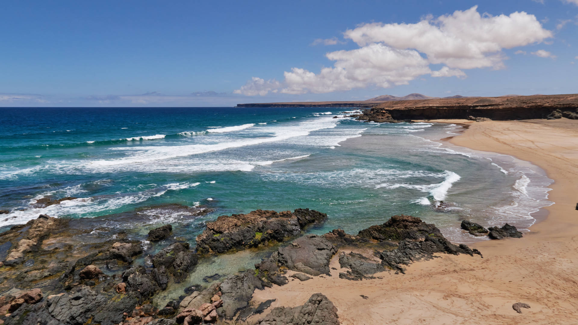 Der Strand Playa Jarugo nahe Tindaya Fuerteventura.