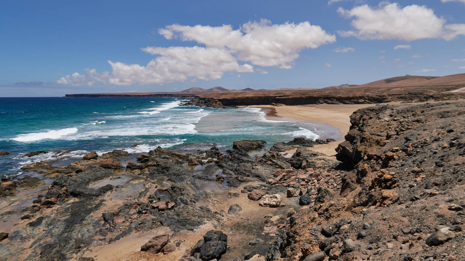 Der Strand Playa Jarugo nahe Tindaya Fuerteventura.